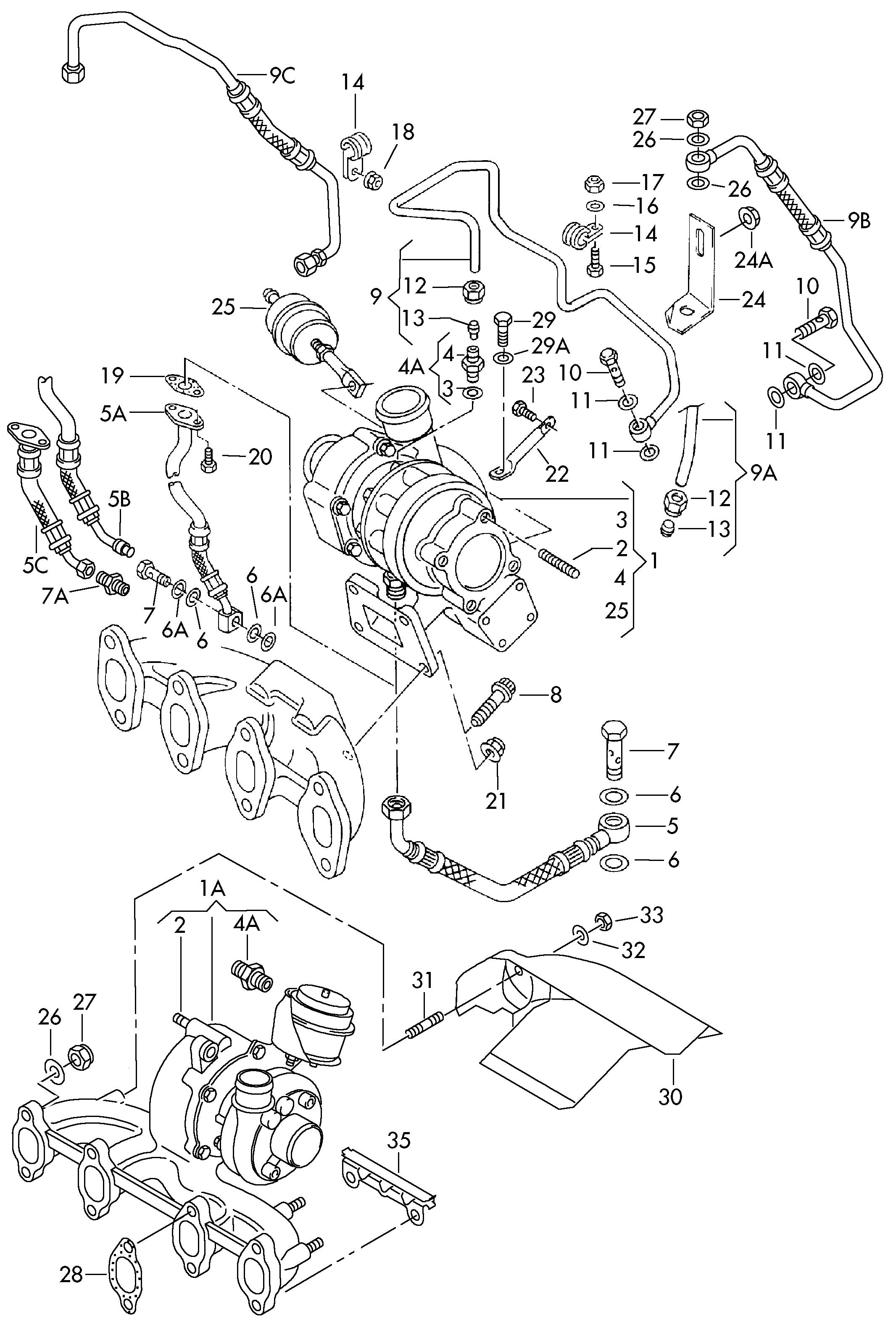 AUDI 038145771AH - Eļļas cauruļvads, Kompresors autodraugiem.lv