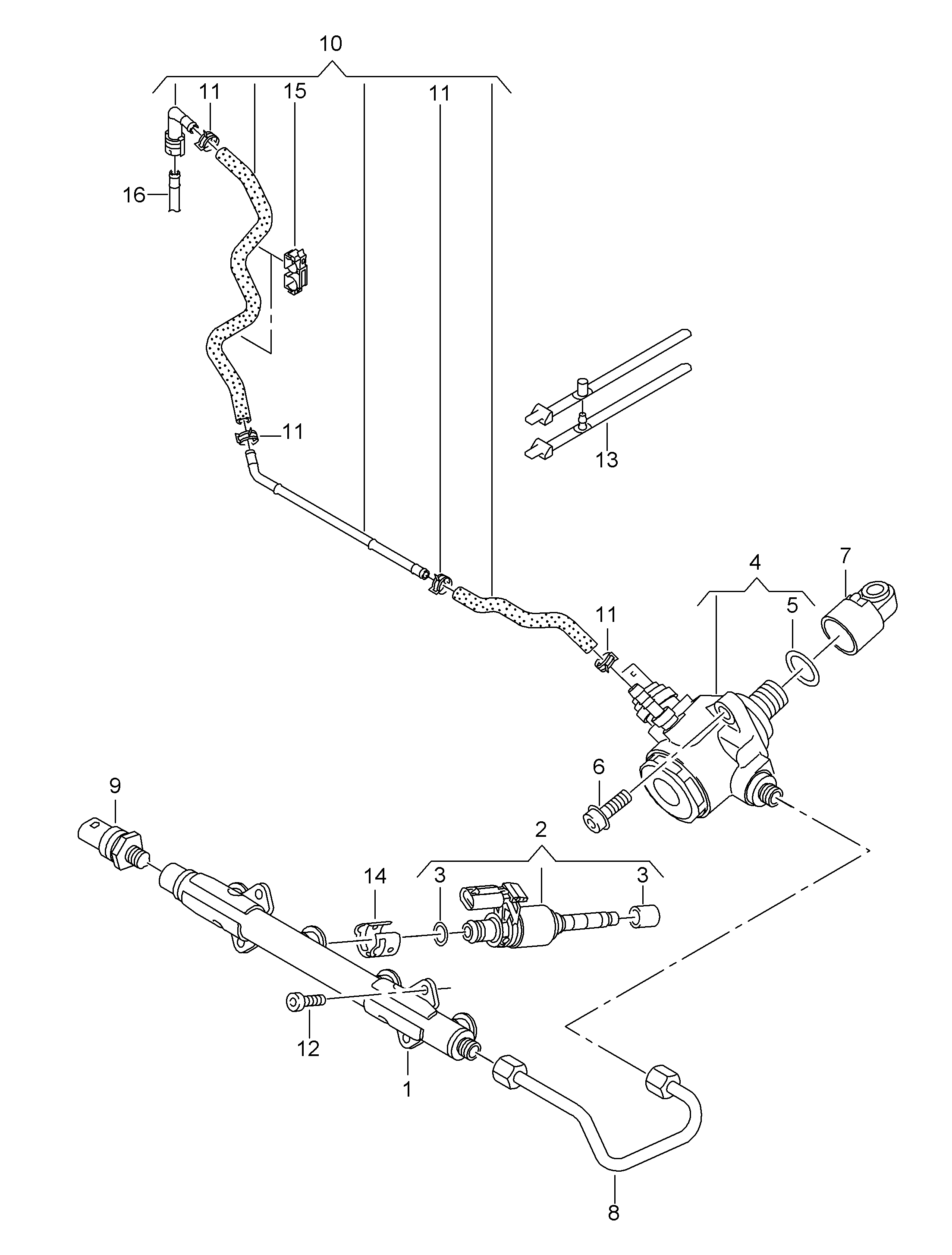 AUDI 04E 127 025 B - Augstspiediena sūknis autodraugiem.lv