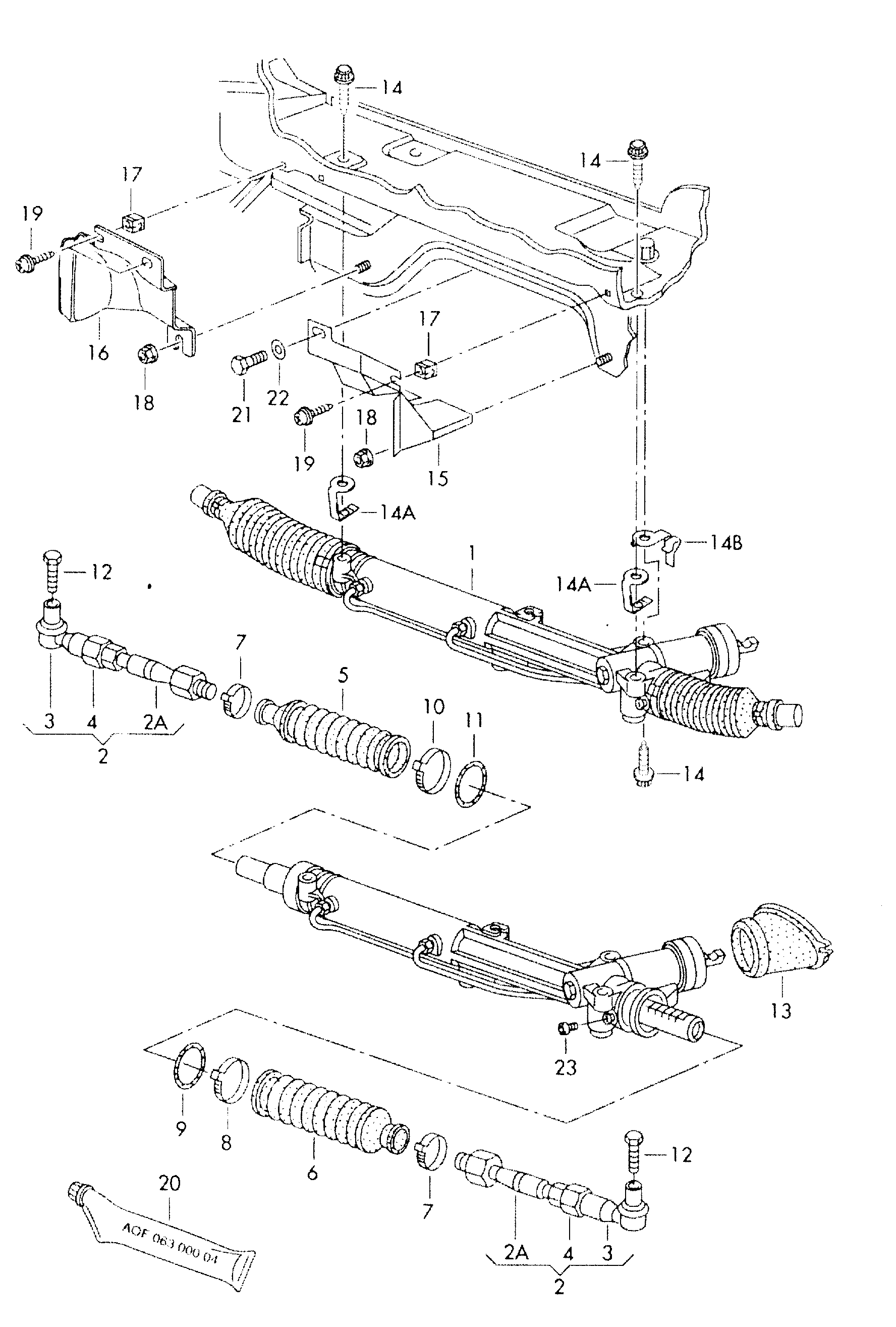 Skoda 3B1422052RX - Stūres mehānisms autodraugiem.lv