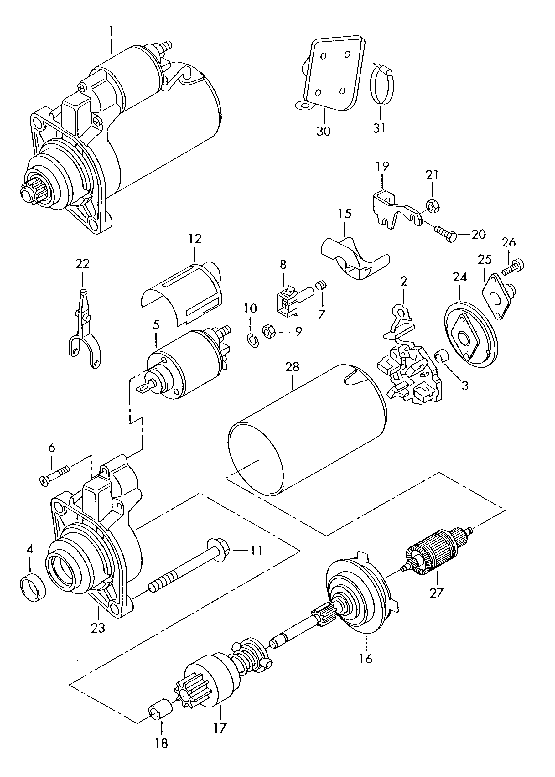 VW 058911209B - Starteris autodraugiem.lv