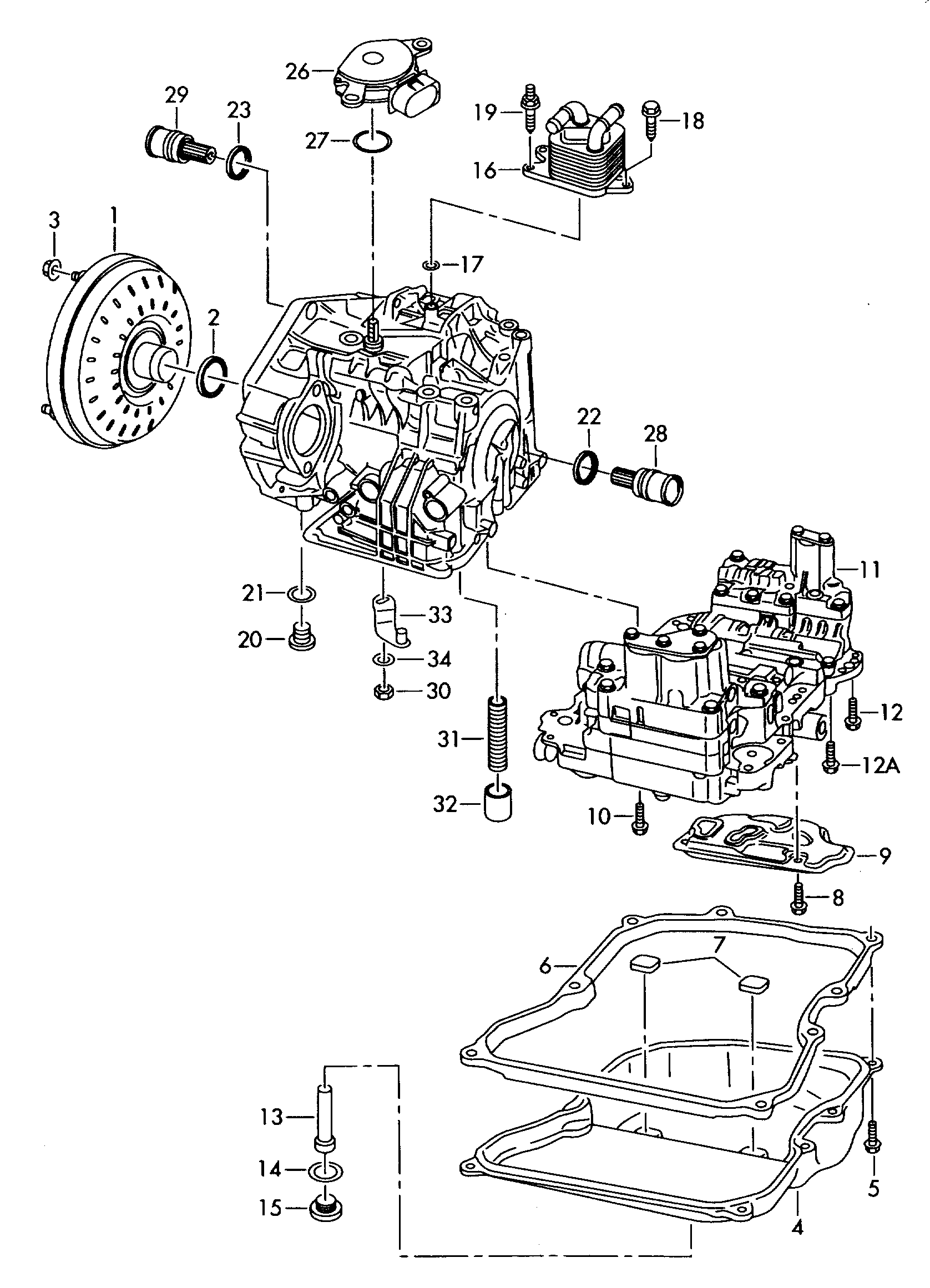 VW 09G 409 061 B - Eļļas radiators, Mehāniskā pārnesumkārba autodraugiem.lv