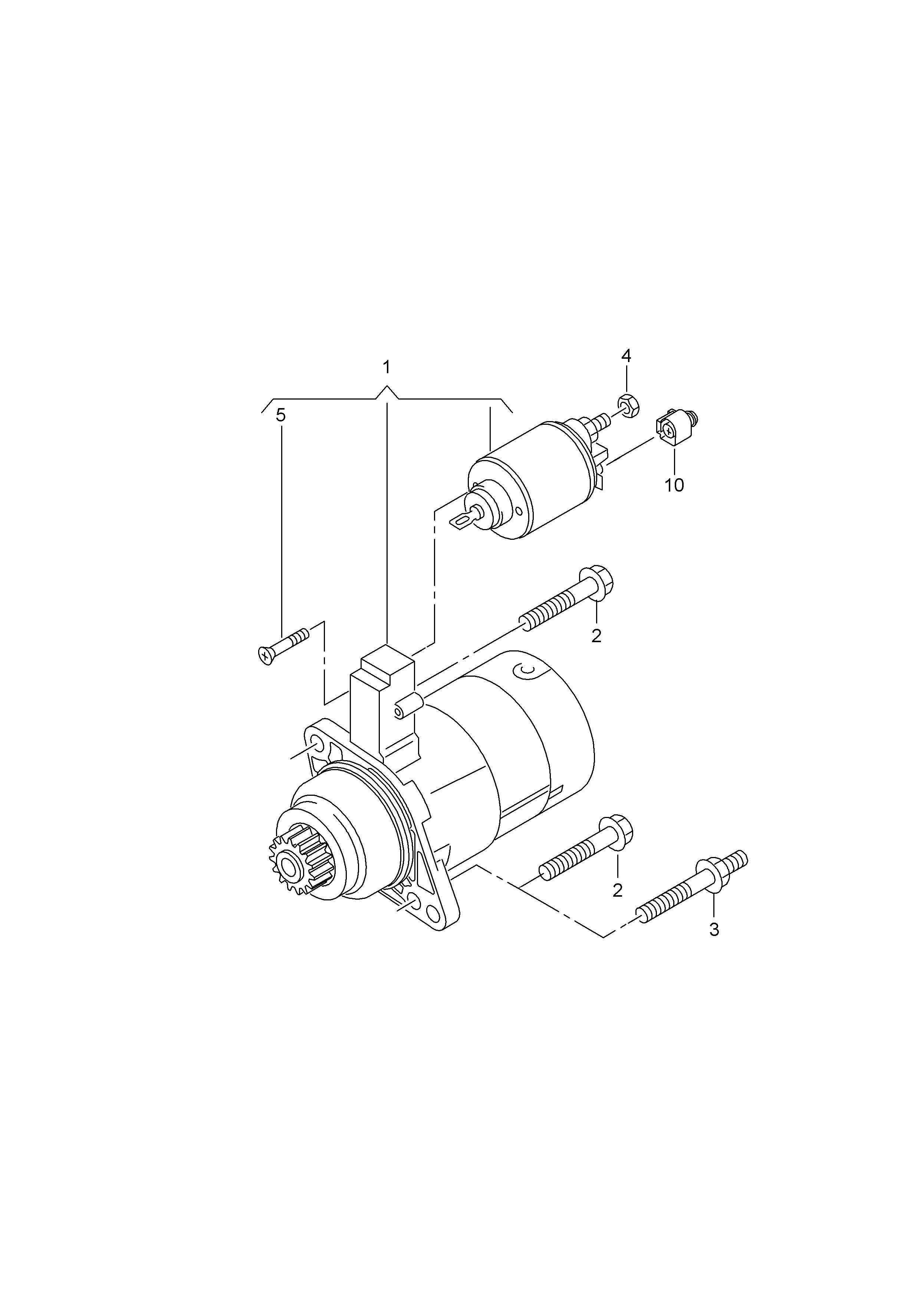 Skoda 02Z 911 024 F - Starteris autodraugiem.lv