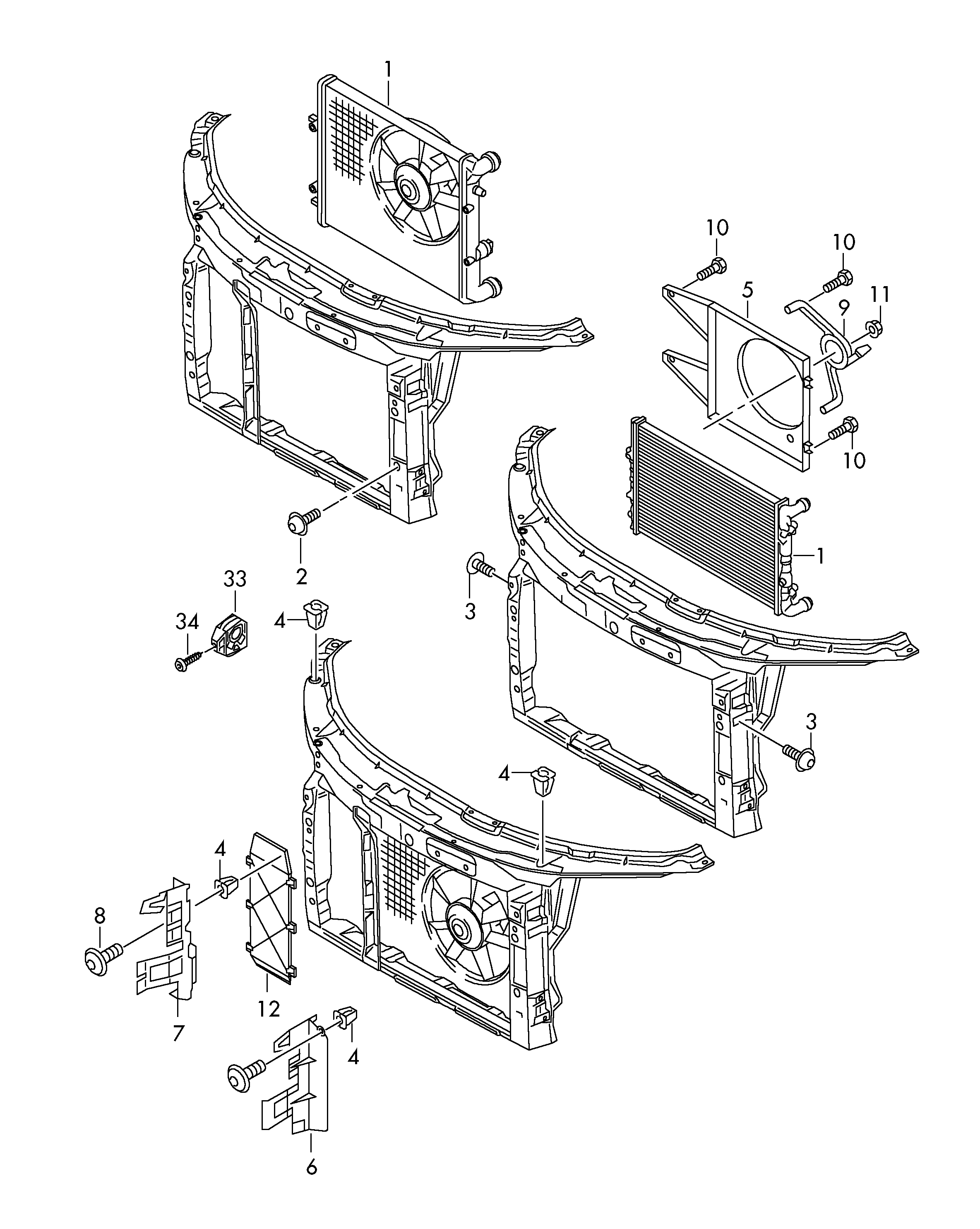 Skoda 6Q0 121 206 D - Ventilators, Motora dzesēšanas sistēma autodraugiem.lv