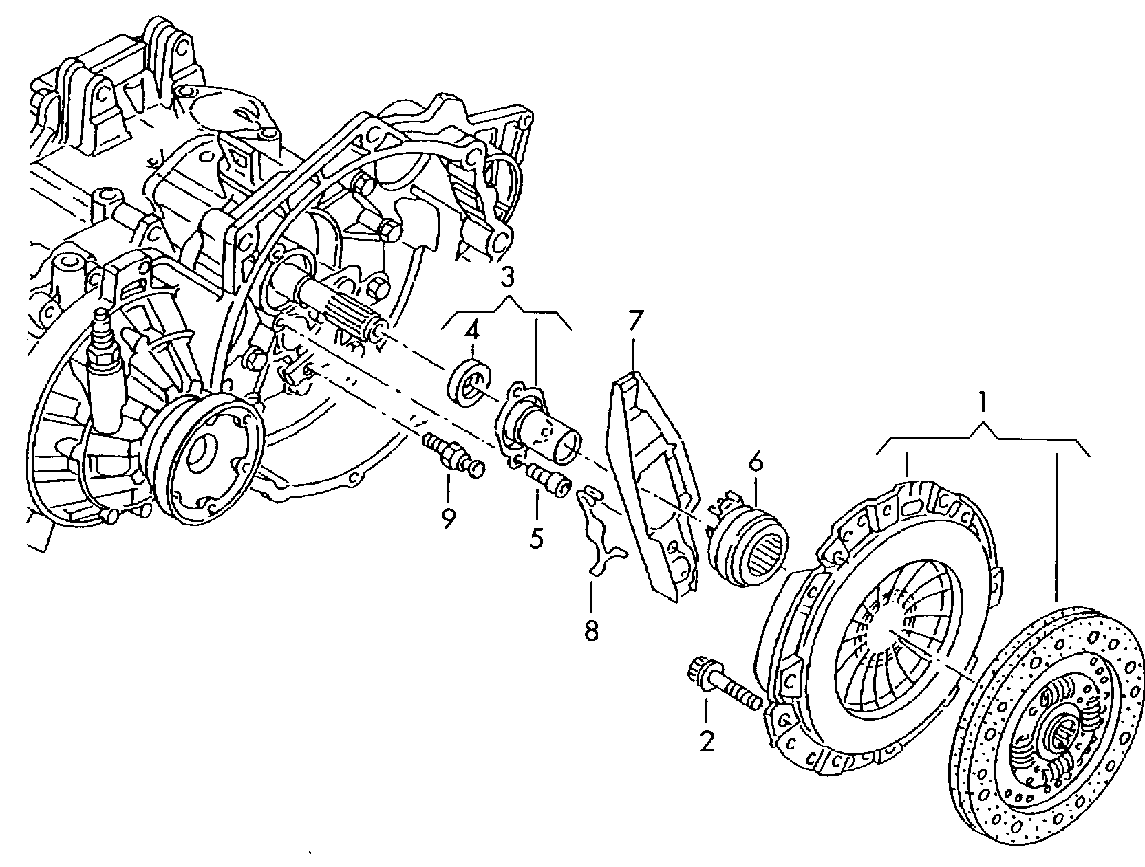 VAG 06F 141 015 B - Sajūga komplekts autodraugiem.lv