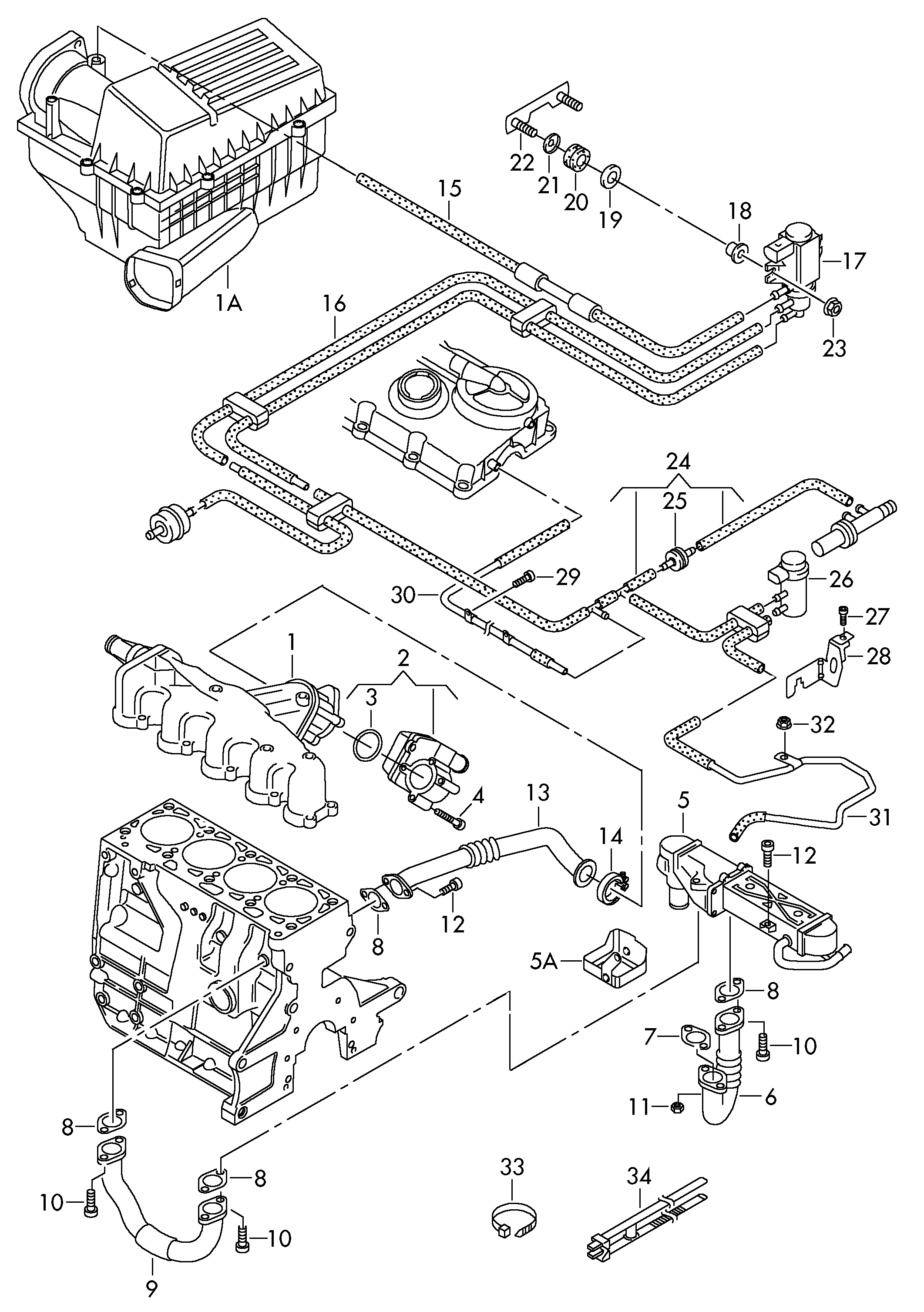 AUDI 03K 131 547 C - Blīve, Izplūdes gāzu recirkulācijas vārsts autodraugiem.lv