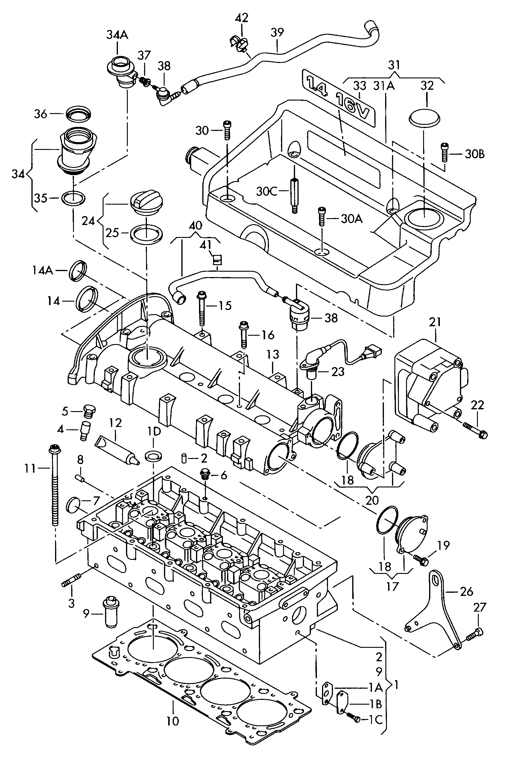 AUDI N  0444104 - Threaded pin autodraugiem.lv