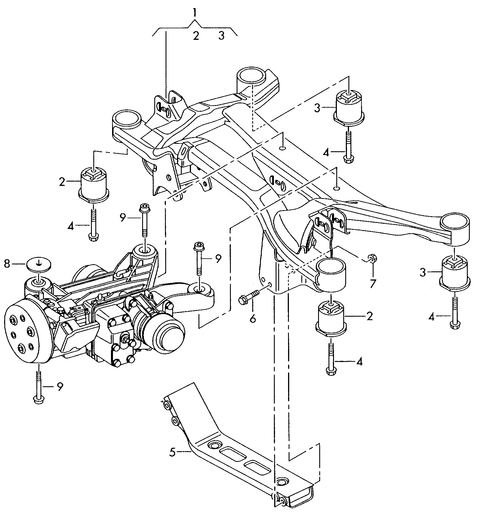 AUDI 1K0 505 145 G - Piekare, Tilta sija autodraugiem.lv