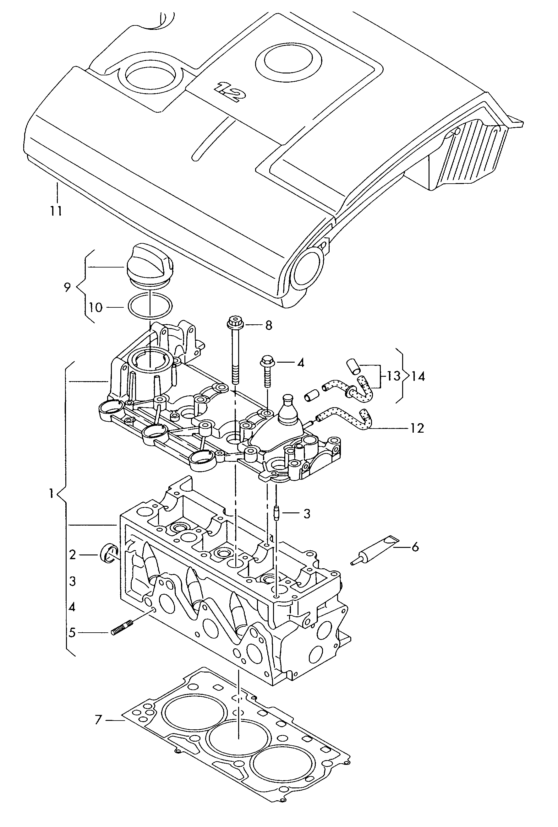 VAG 03D103383G - Blīve, Motora bloka galva autodraugiem.lv