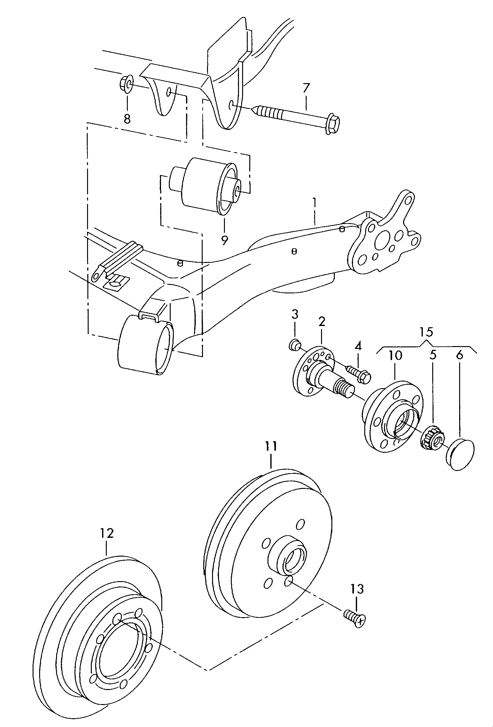 AUDI 6R0501117 - Grozāmass statne, Riteņa piekare autodraugiem.lv