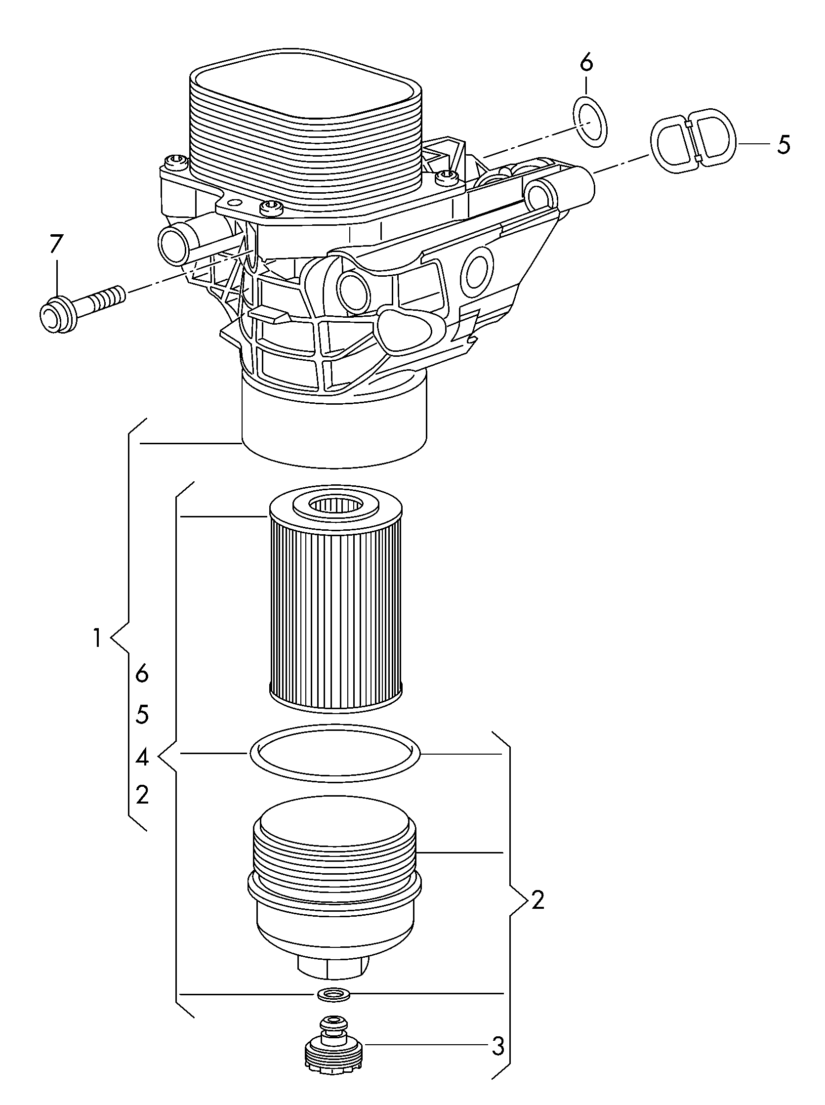 AUDI 03N115389B - Eļļas radiators, Motoreļļa autodraugiem.lv