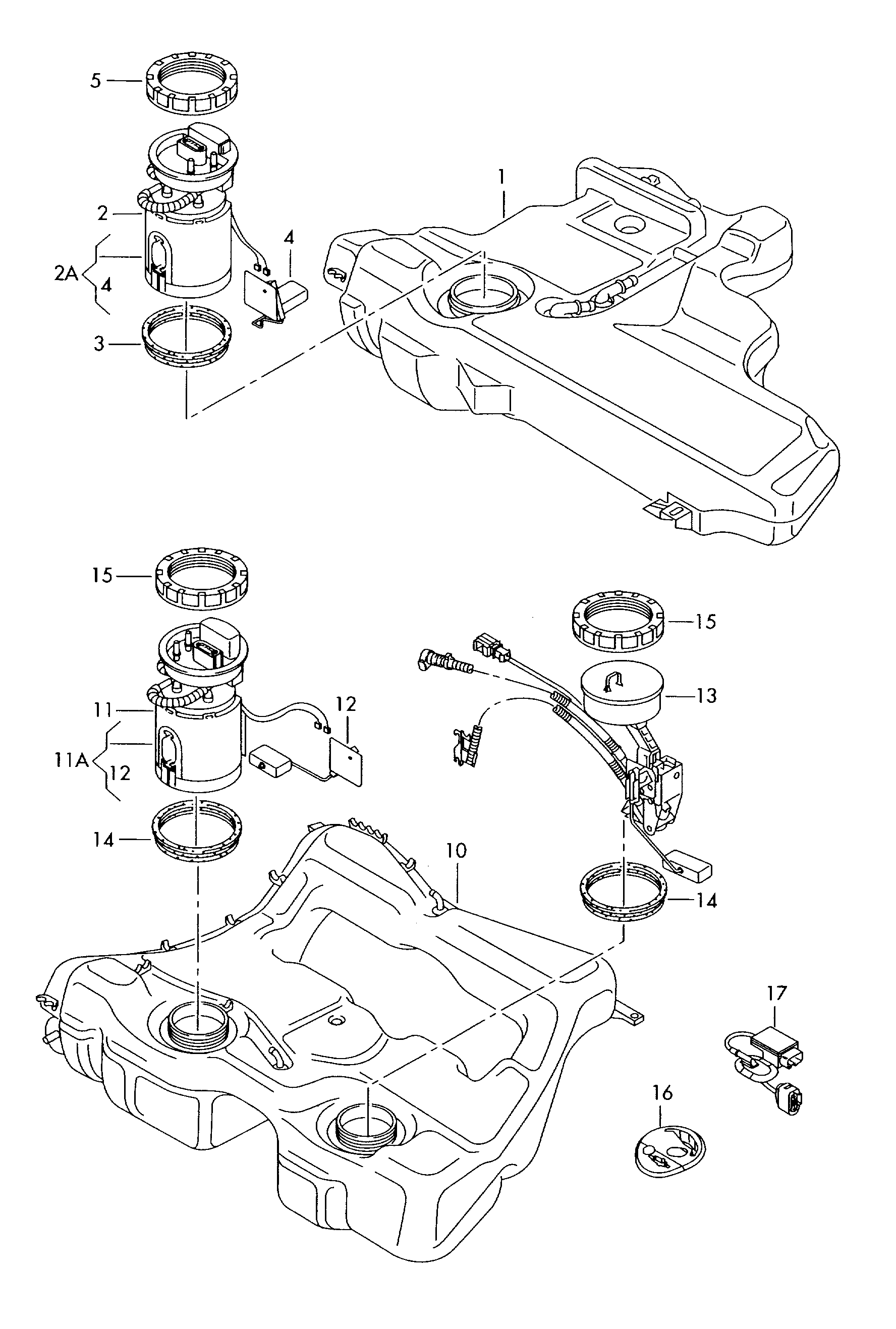 VW 8E0 919 133 G - Blīve, Degvielas sūknis autodraugiem.lv