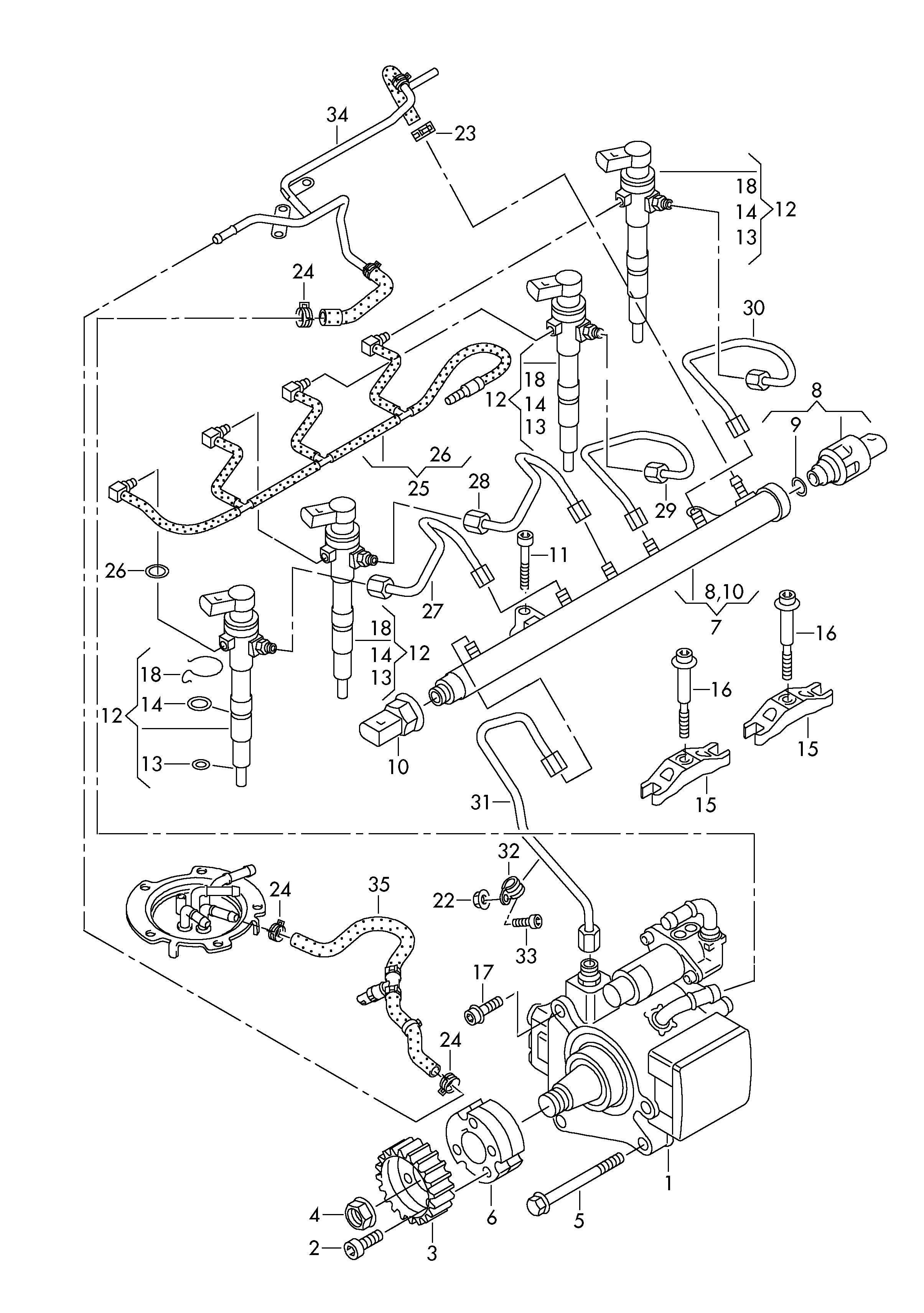 AUDI 03L 130 277 S - Smidzinātājs autodraugiem.lv