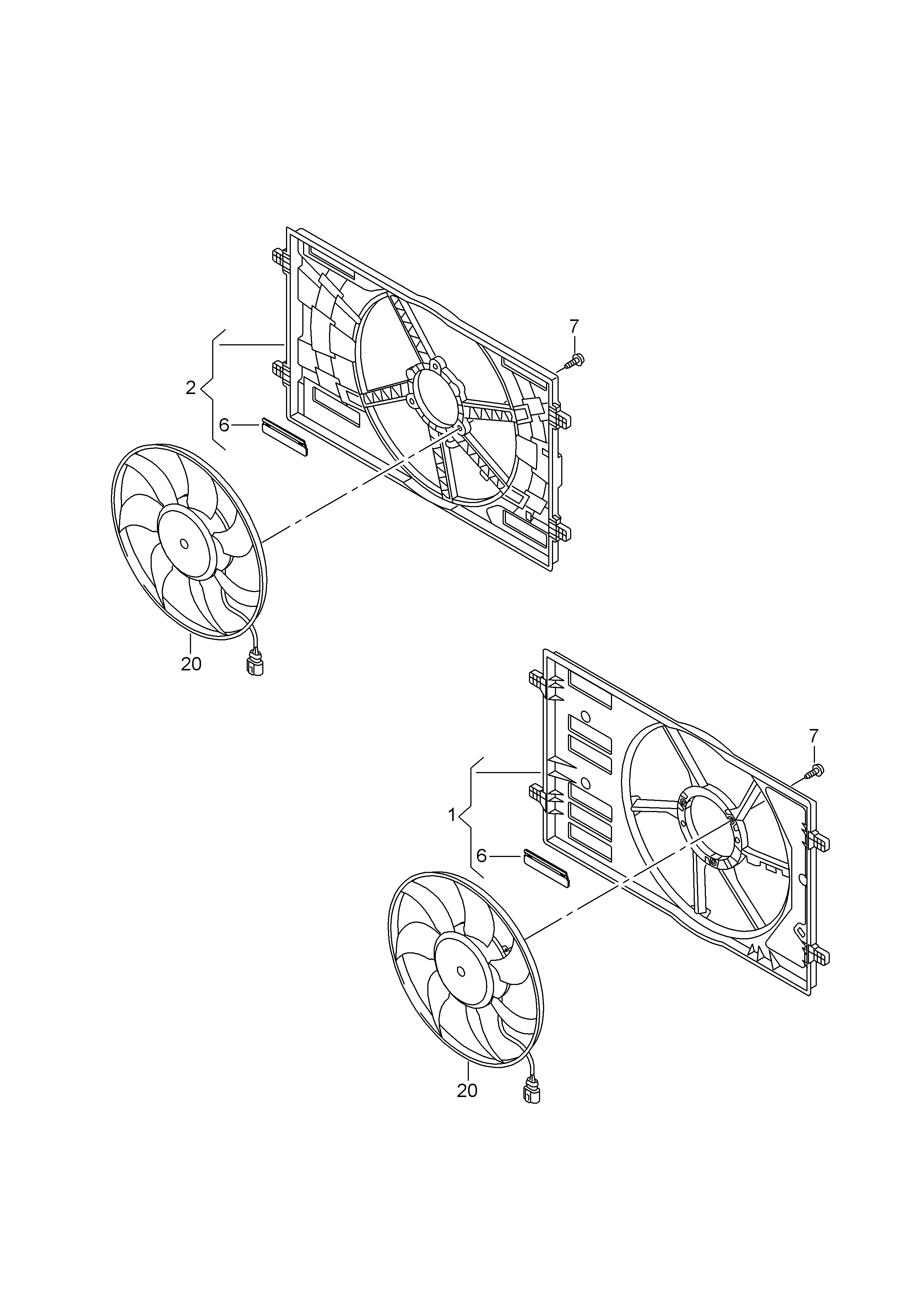 VAG 6R0121207 - Ventilators, Motora dzesēšanas sistēma autodraugiem.lv