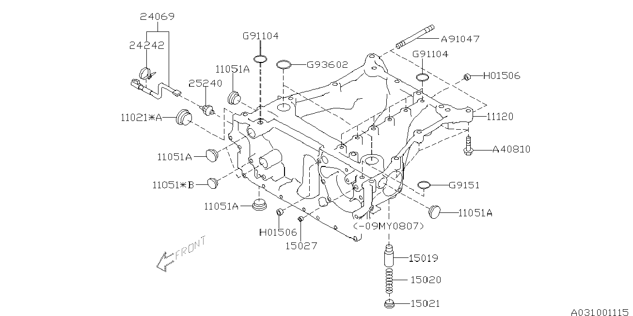 Subaru 806936020 - Vārpstas blīvgredzens, Kloķvārpsta autodraugiem.lv