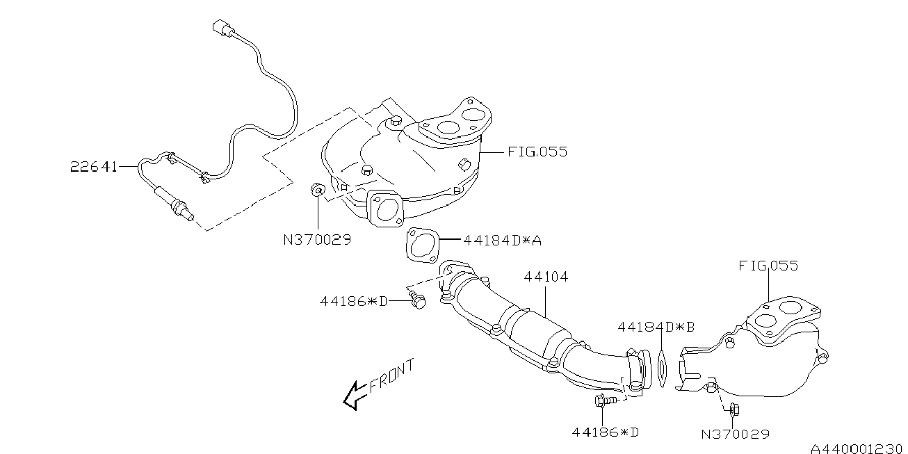 Subaru 22641AA042 - Lambda zonde autodraugiem.lv