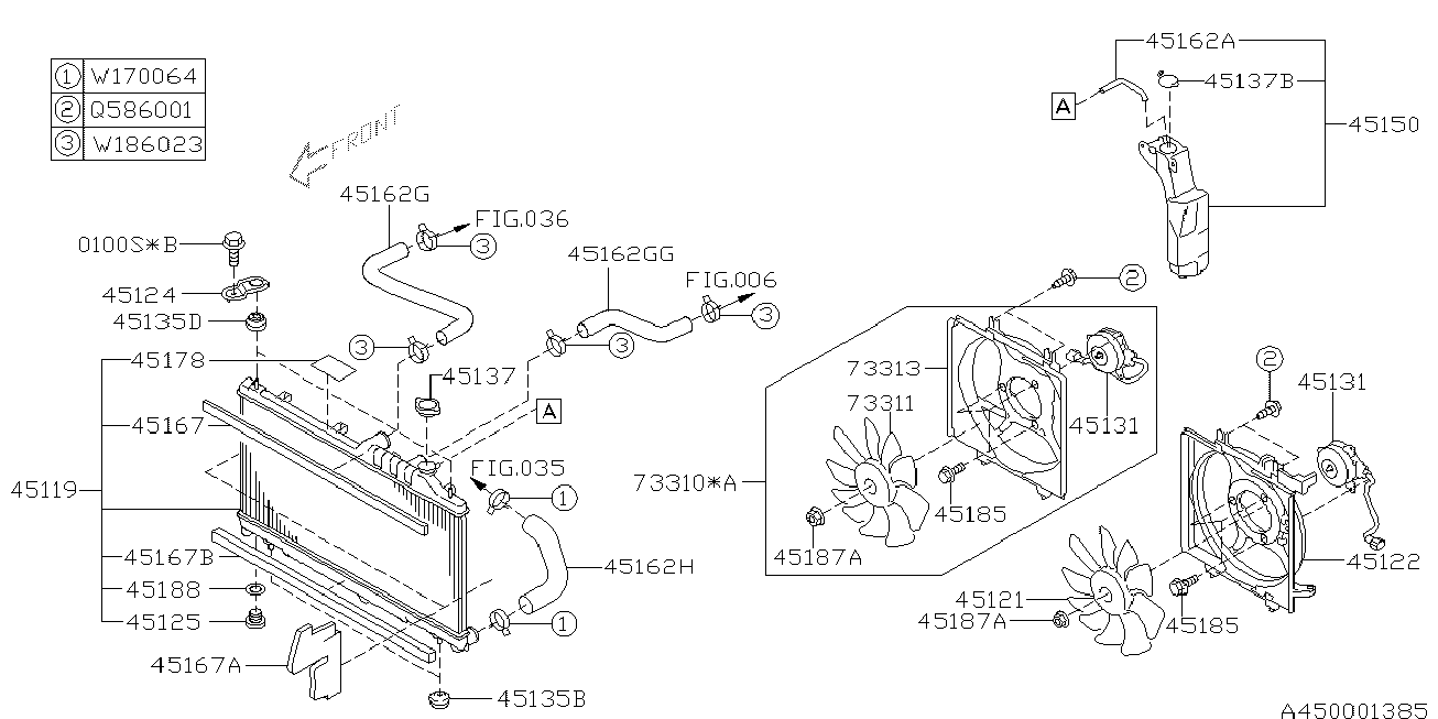 MAZDA 45137AE003 - Vāciņš, Radiators autodraugiem.lv