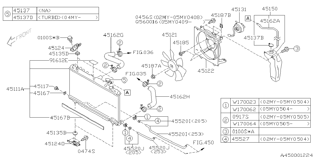 TOYOTA 45137AE001 - Vāciņš, Radiators autodraugiem.lv