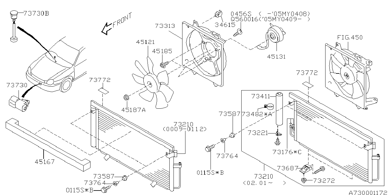 TOYOTA 73412FE000 - Sausinātājs, Kondicionieris autodraugiem.lv