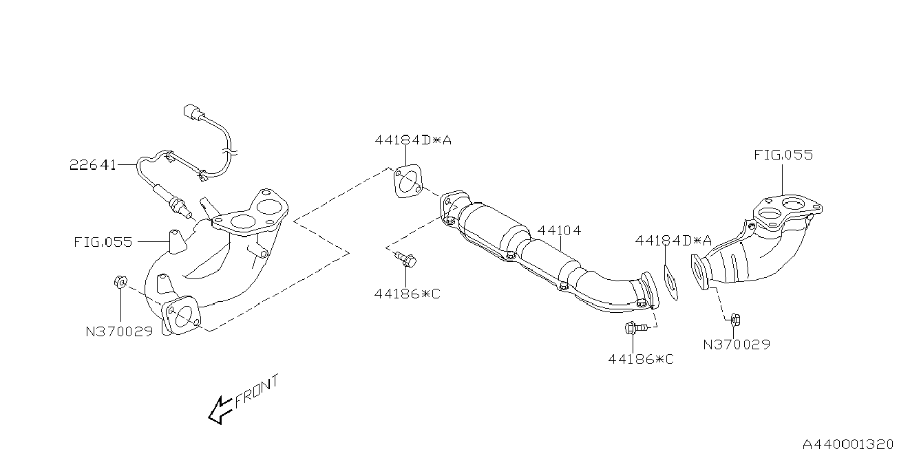 Subaru 22641 AA211 - Lambda zonde autodraugiem.lv