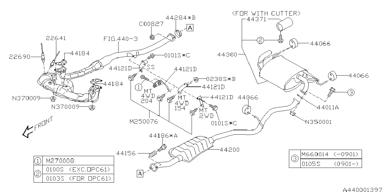 Subaru 22690AA891 - Lambda zonde autodraugiem.lv