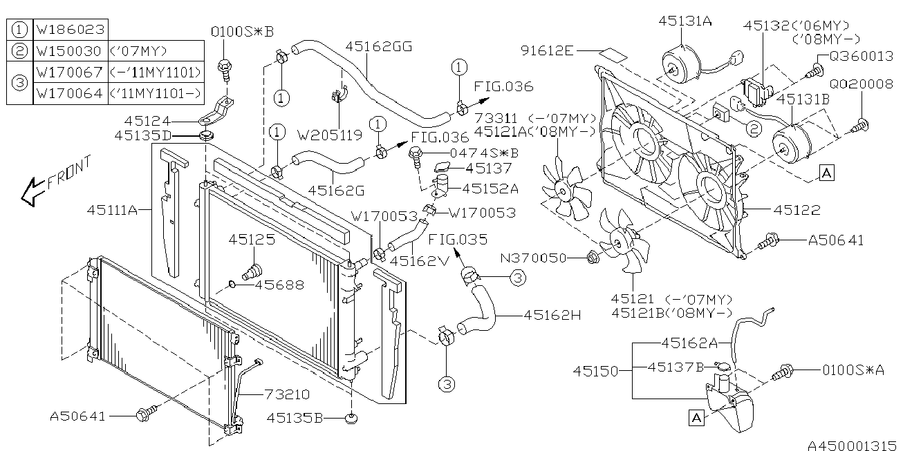 Subaru 45137-XA01A - Vāciņš, Radiators autodraugiem.lv