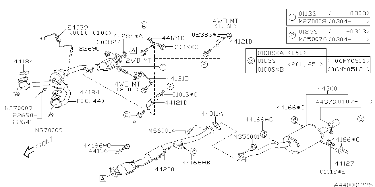 Subaru 22641-AA080 - Lambda zonde autodraugiem.lv