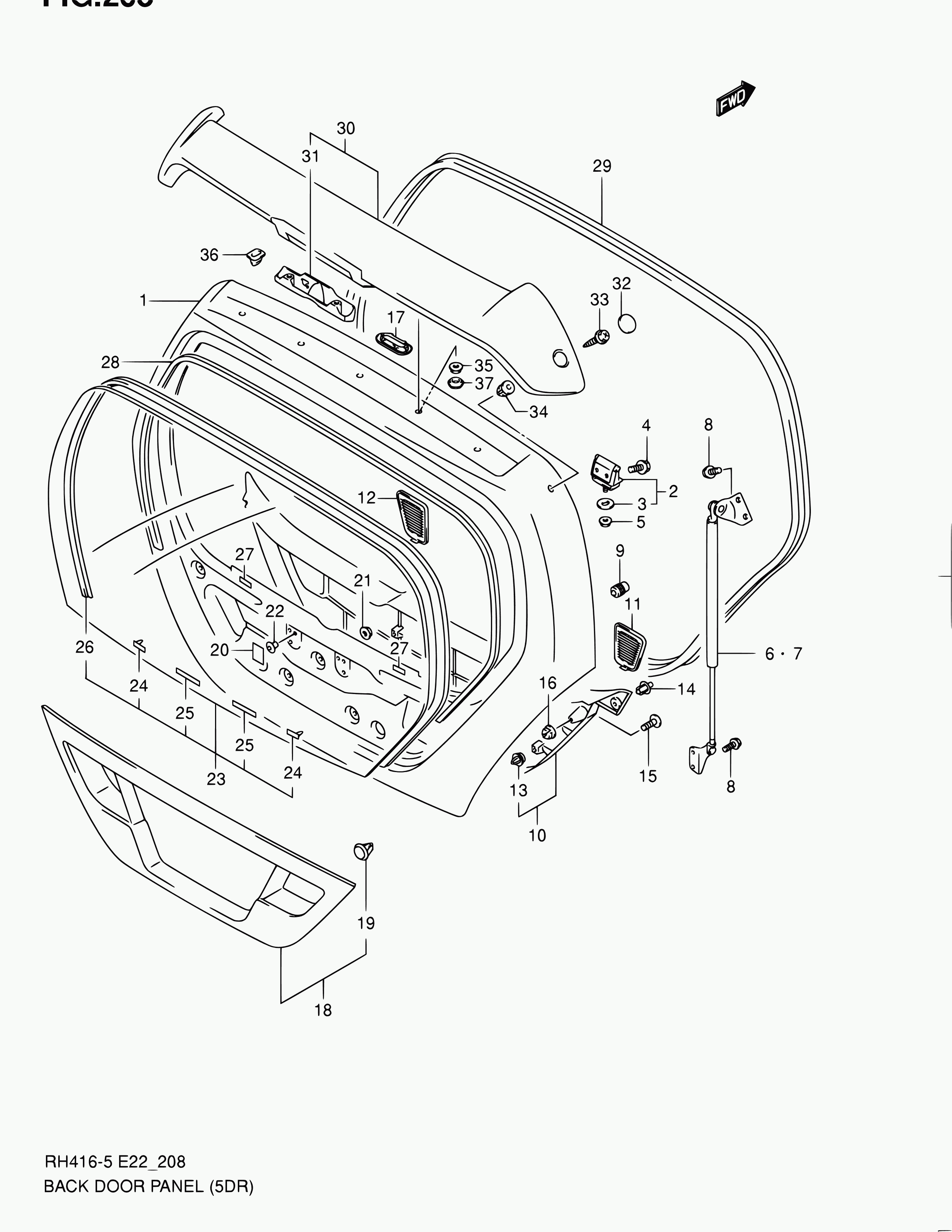 Suzuki 09409-08331 - Moldings / aizsarguzlika autodraugiem.lv