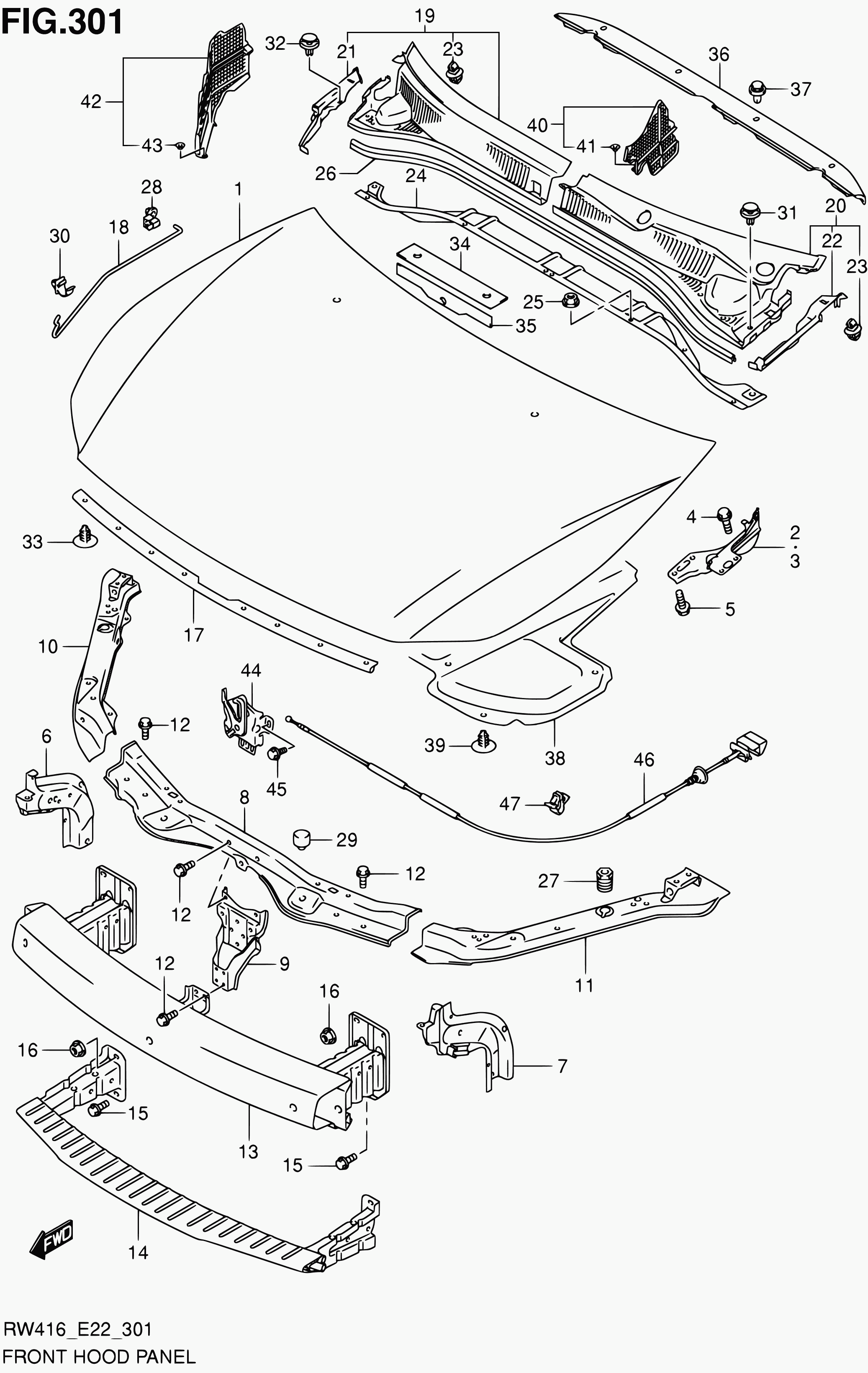 Suzuki 09409-06325 - Moldings / aizsarguzlika autodraugiem.lv