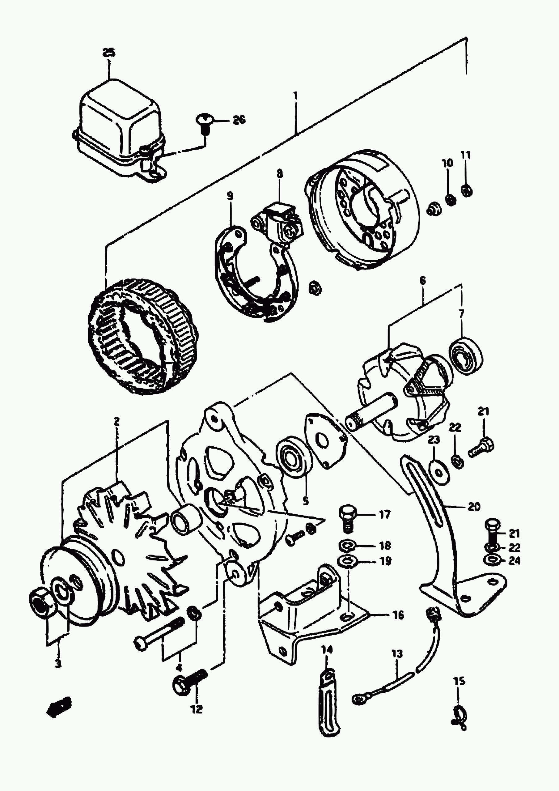 Suzuki 31400-78432 - Ģenerators autodraugiem.lv