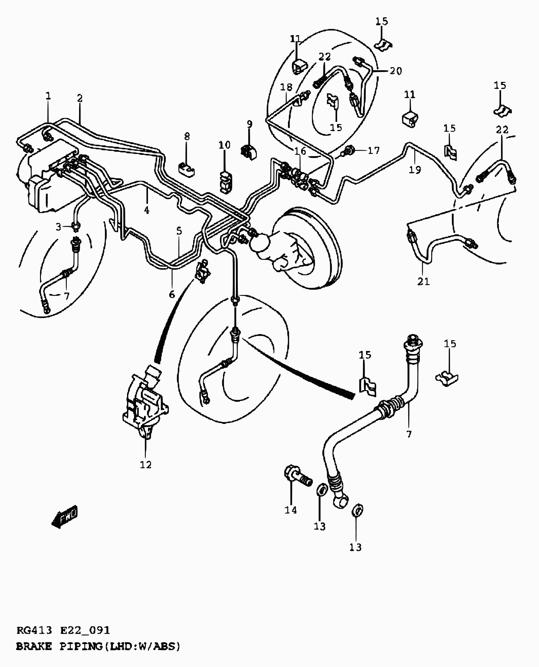 Maruti 51570-76G00 - Bremžu šļūtene autodraugiem.lv