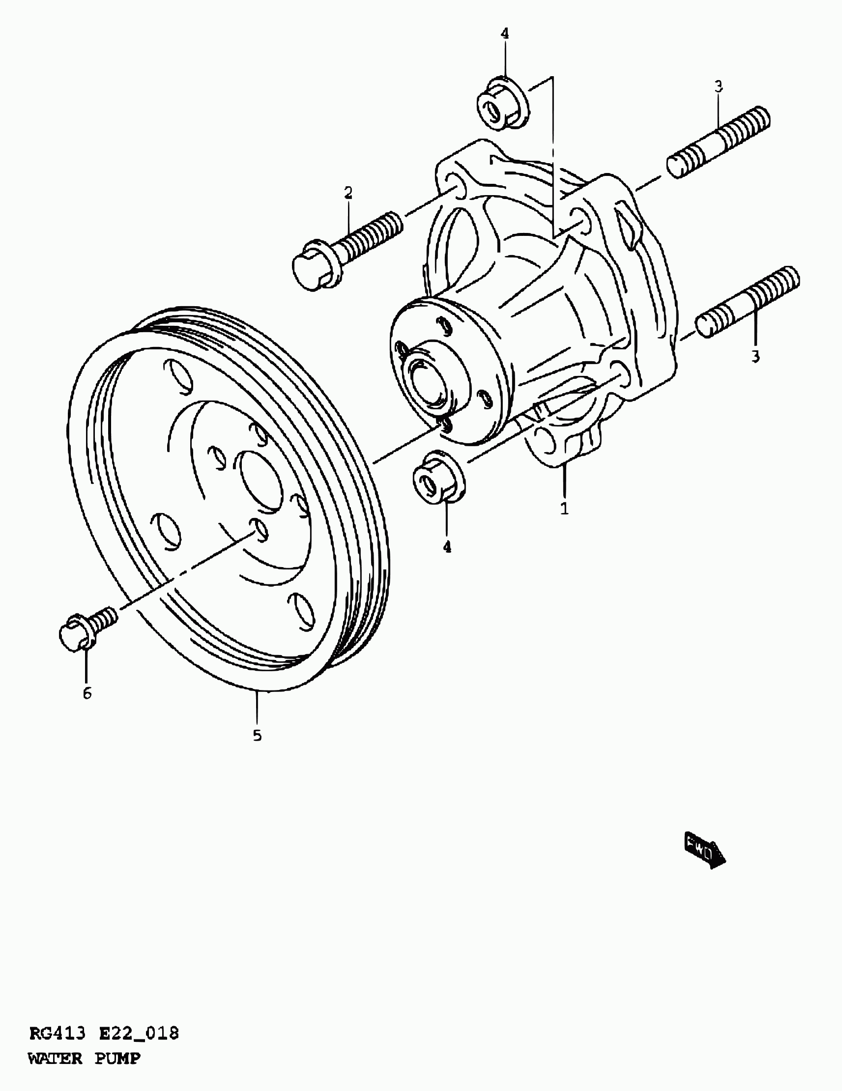 Suzuki 17400-69G00 - Ūdenssūknis autodraugiem.lv