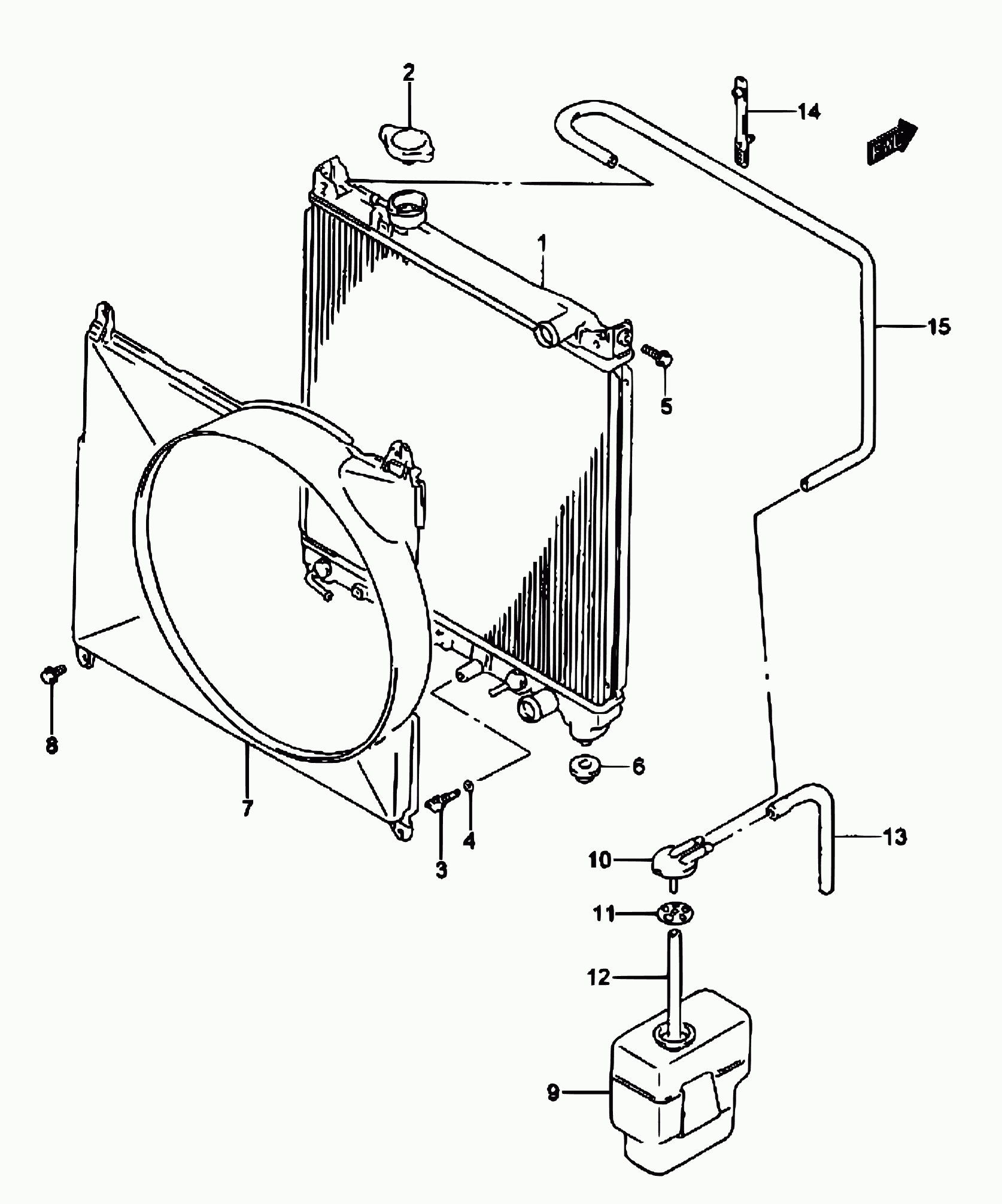 TOFAS 17700-85C01 - Radiators, Motora dzesēšanas sistēma autodraugiem.lv