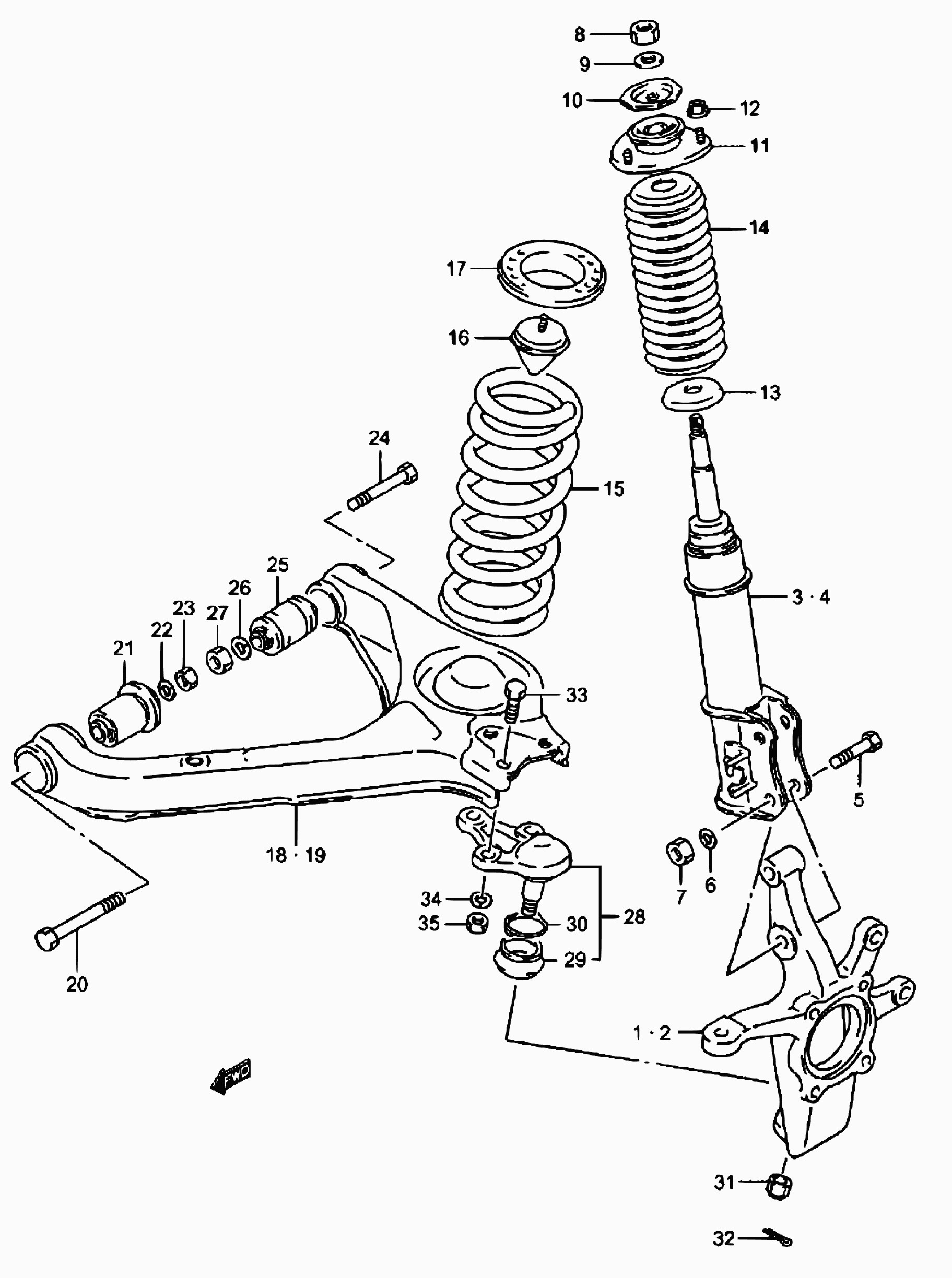 Suzuki 45700-85C00 - Stūres šķērsstiepņa uzgalis autodraugiem.lv