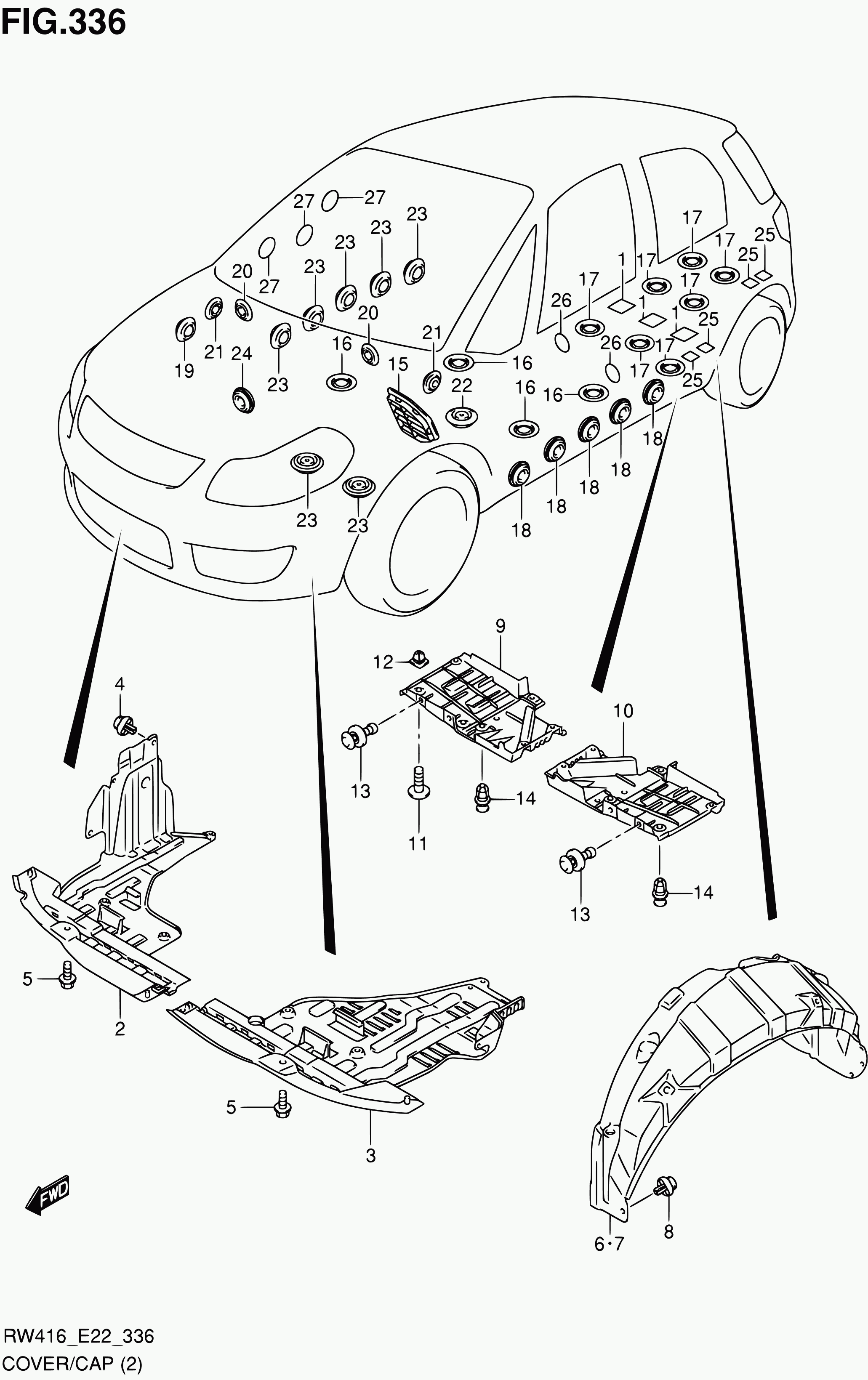 Suzuki 09409-15302 - Moldings / aizsarguzlika autodraugiem.lv