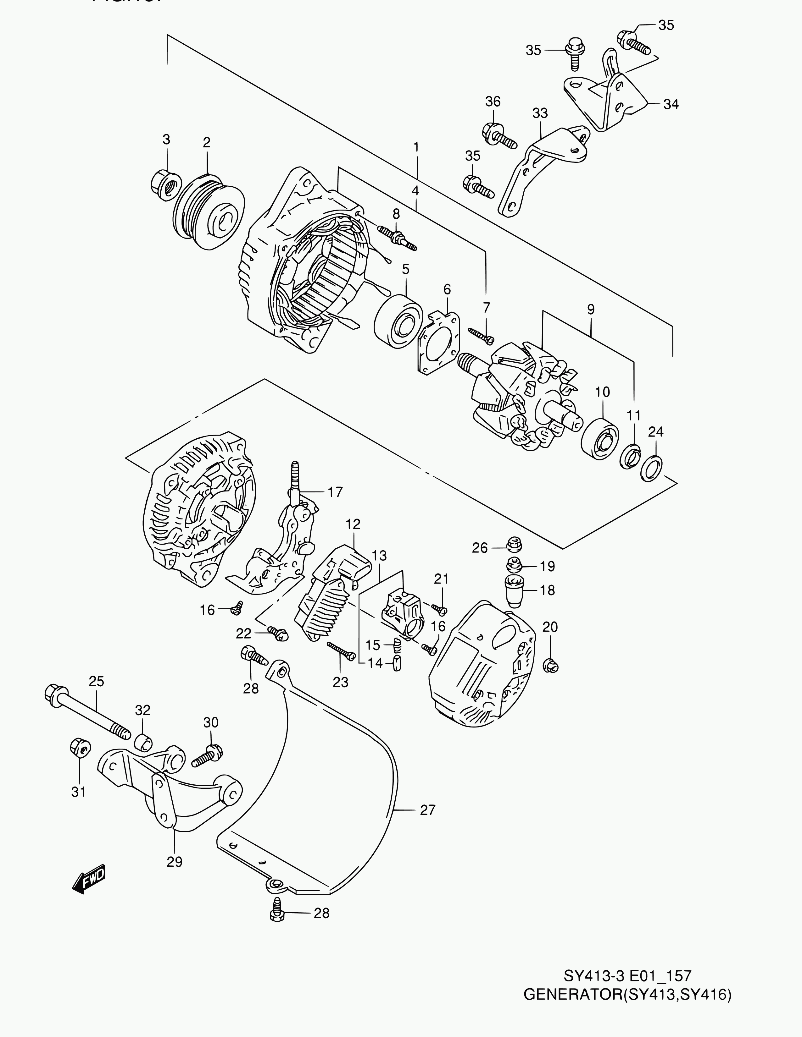 Suzuki 31400-60G13 - Ģenerators autodraugiem.lv