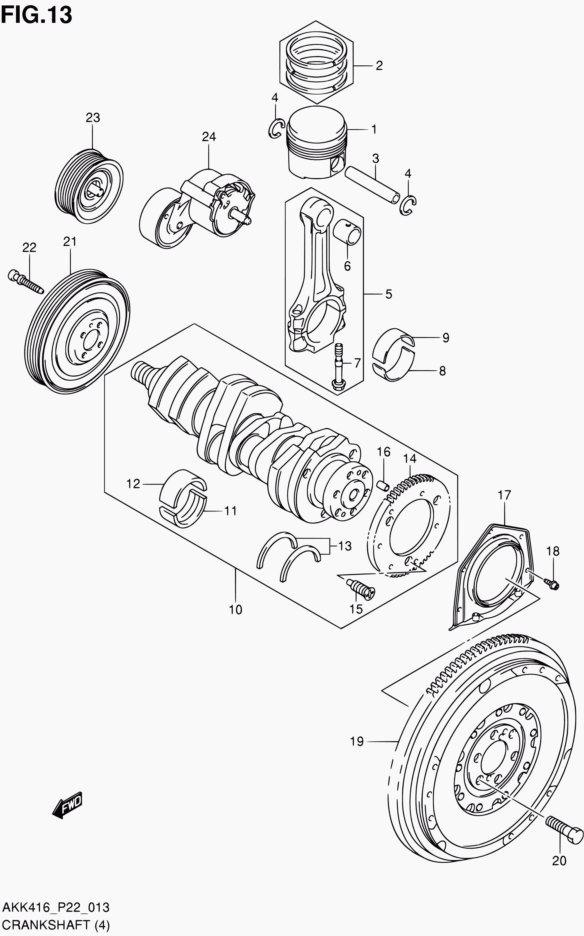 Suzuki 17540-62M00 - Parazīt / Vadrullītis, Ķīļrievu siksna autodraugiem.lv