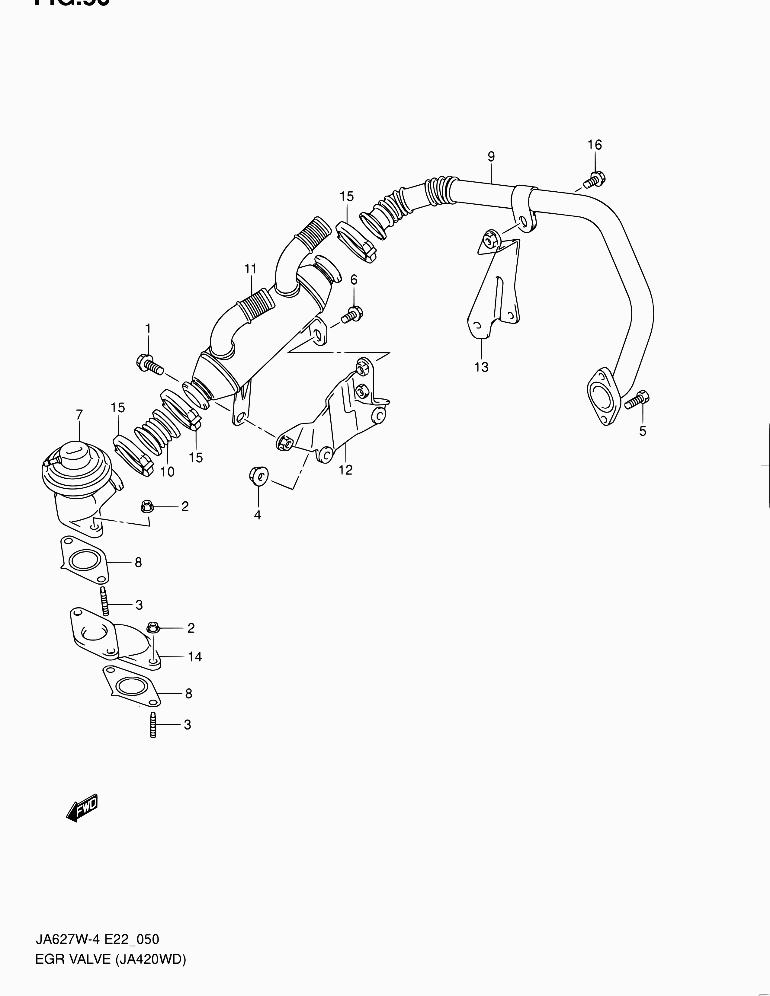 Suzuki 18111-67G00 - Izpl. gāzu recirkulācijas vārsts autodraugiem.lv