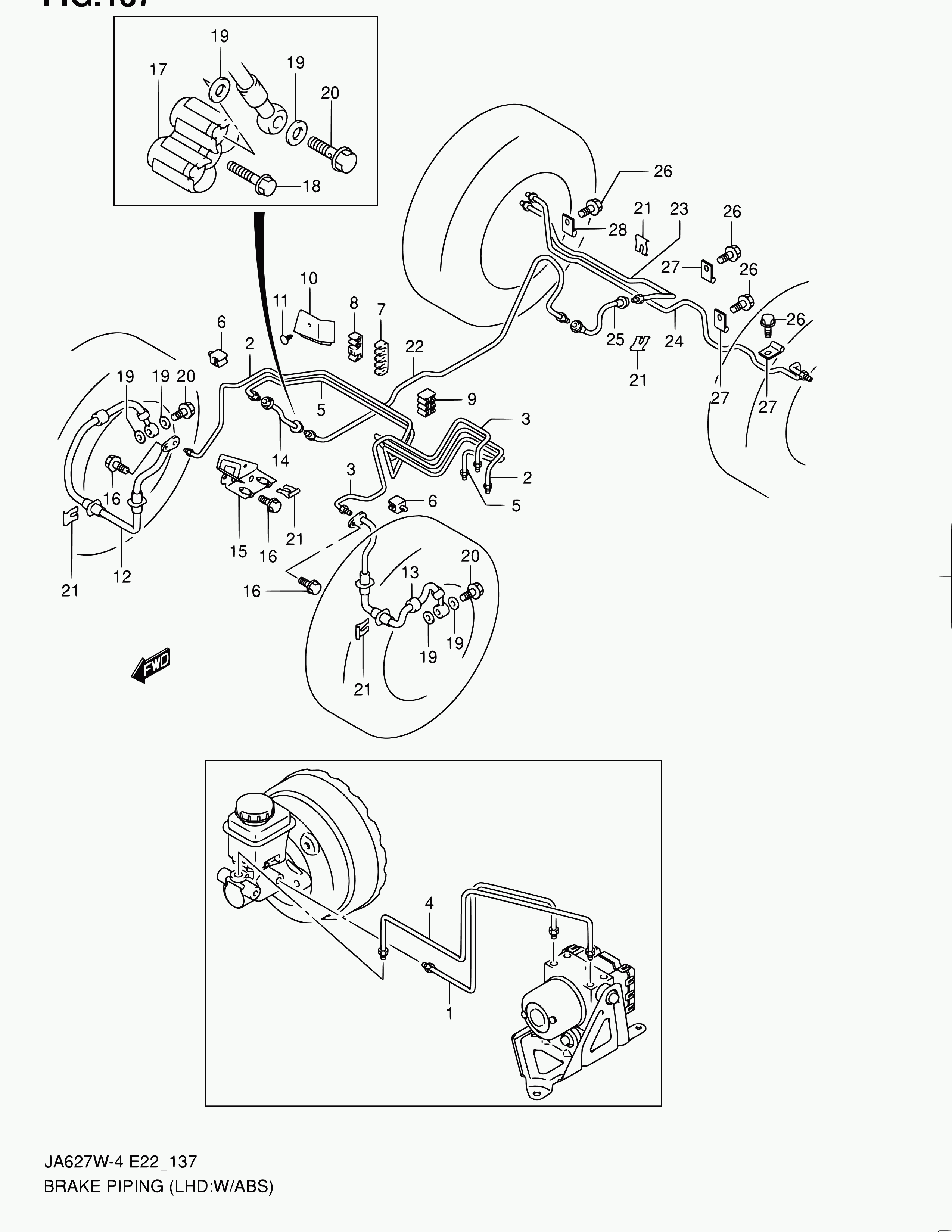 TOFAS 51540-50J00 - Bremžu šļūtene autodraugiem.lv