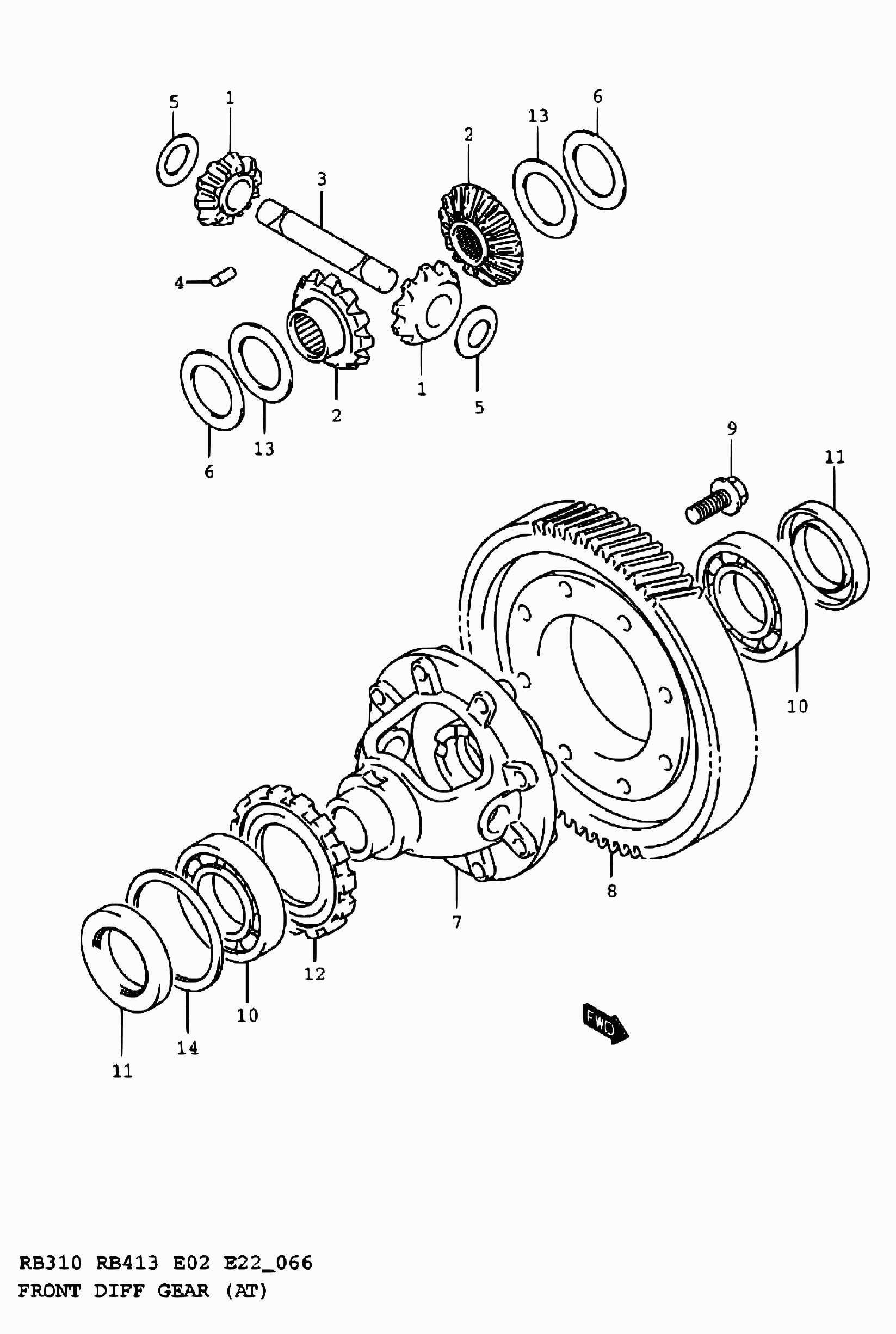 Suzuki 27611-82301 - Vārpstas blīvgredzens, Diferenciālis autodraugiem.lv