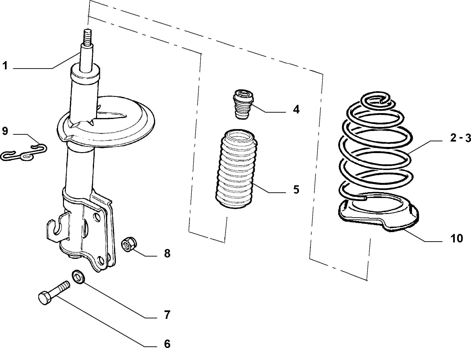 FIAT 46804120 - Gājiena ierobežotājs, Atsperojums autodraugiem.lv