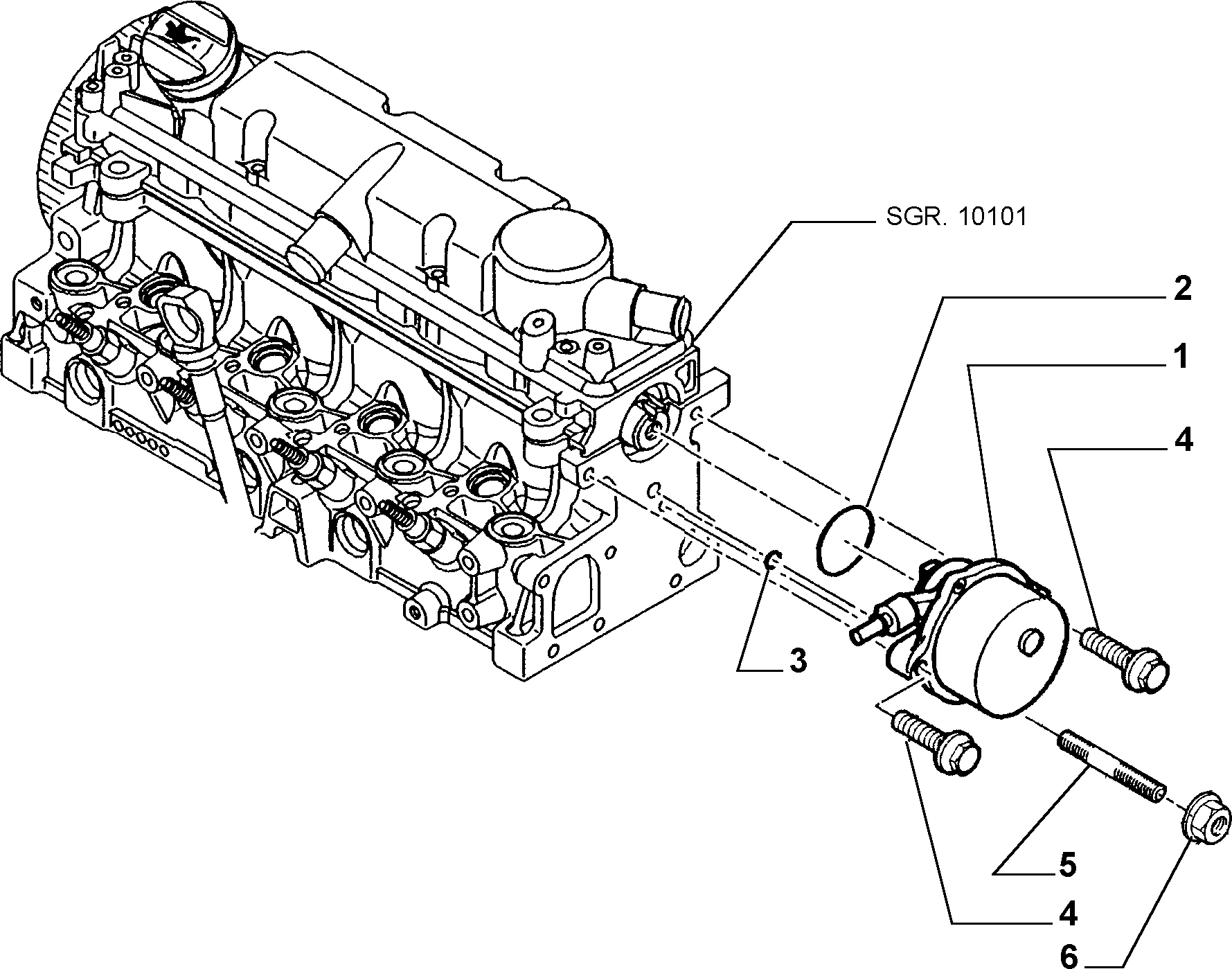 Lancia 9631971580 - Vakuumsūknis, Bremžu sistēma autodraugiem.lv