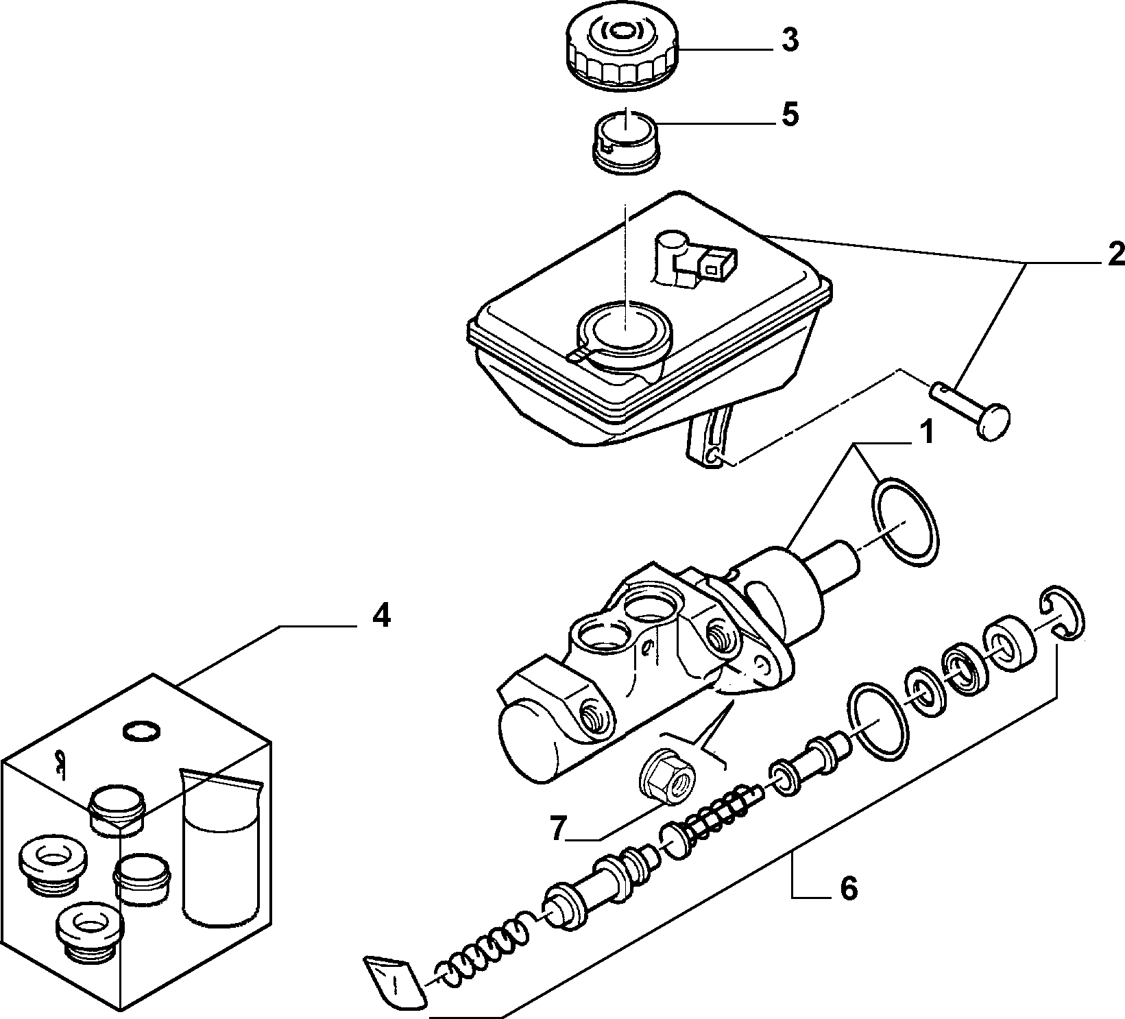 Lancia 9463378380 - Galvenais bremžu cilindrs autodraugiem.lv