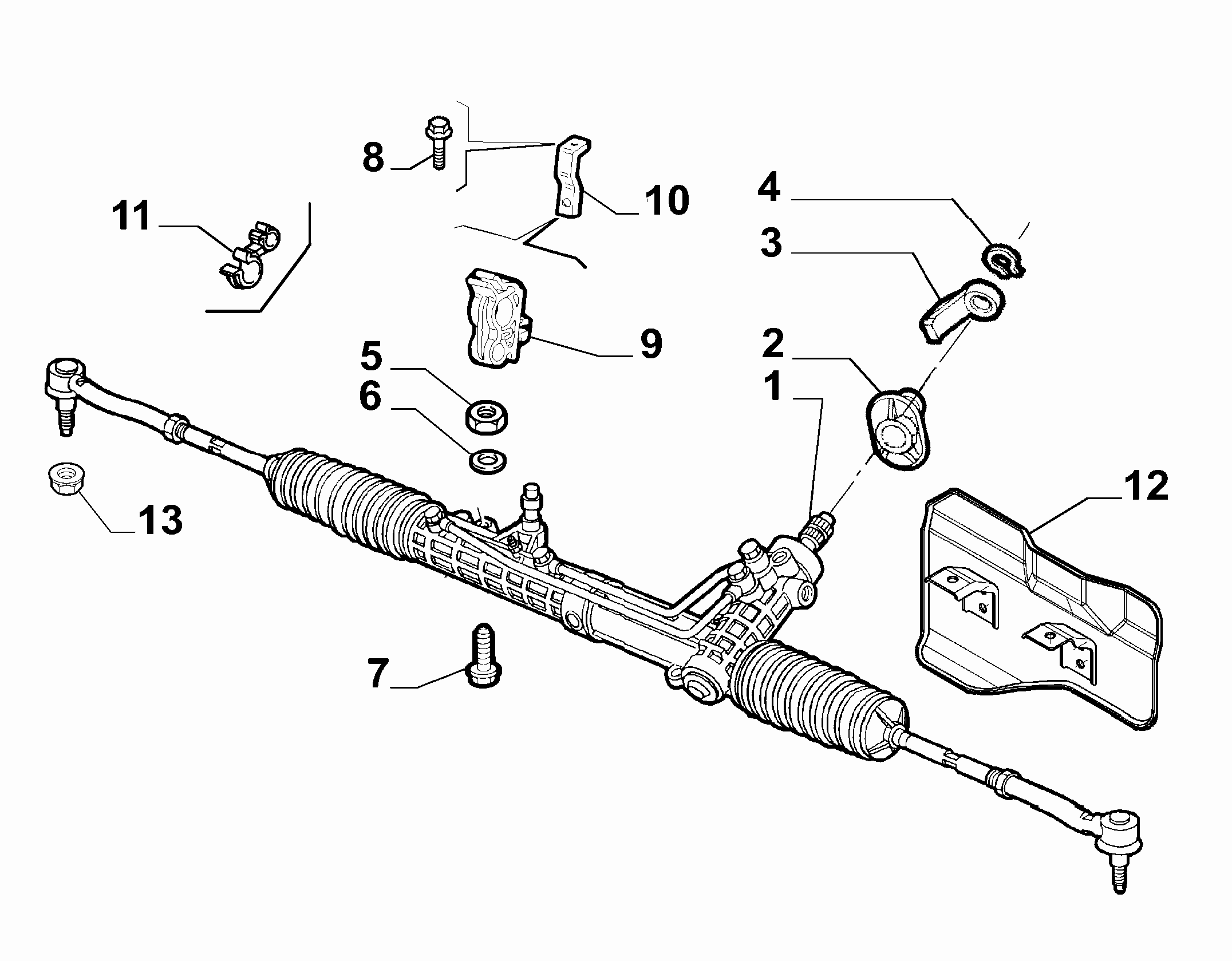 Alfarome/Fiat/Lanci 46833541 - Stūres mehānisms autodraugiem.lv