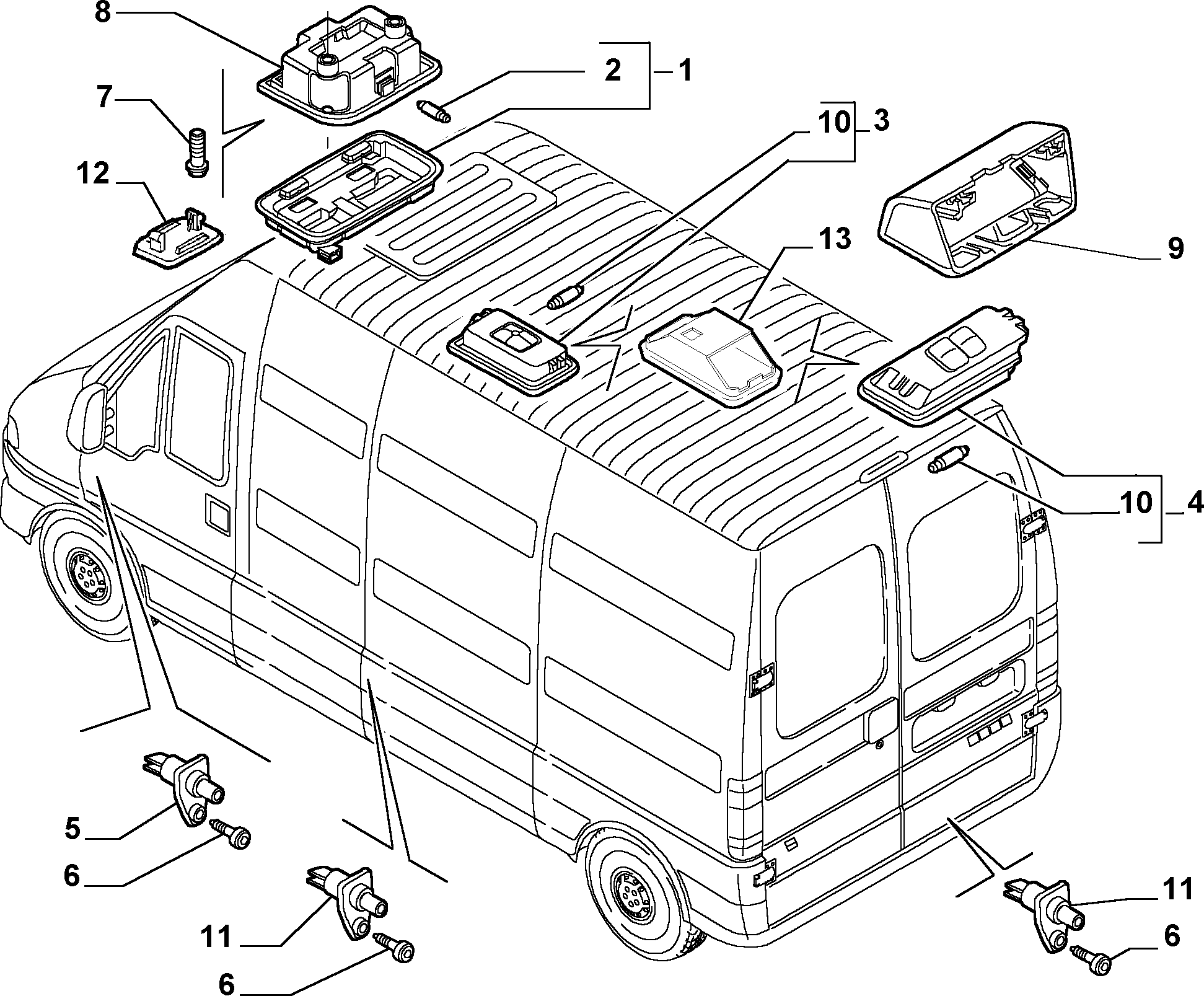 FIAT 71718217 - Kvēlspuldze, Gabarītlukturis autodraugiem.lv