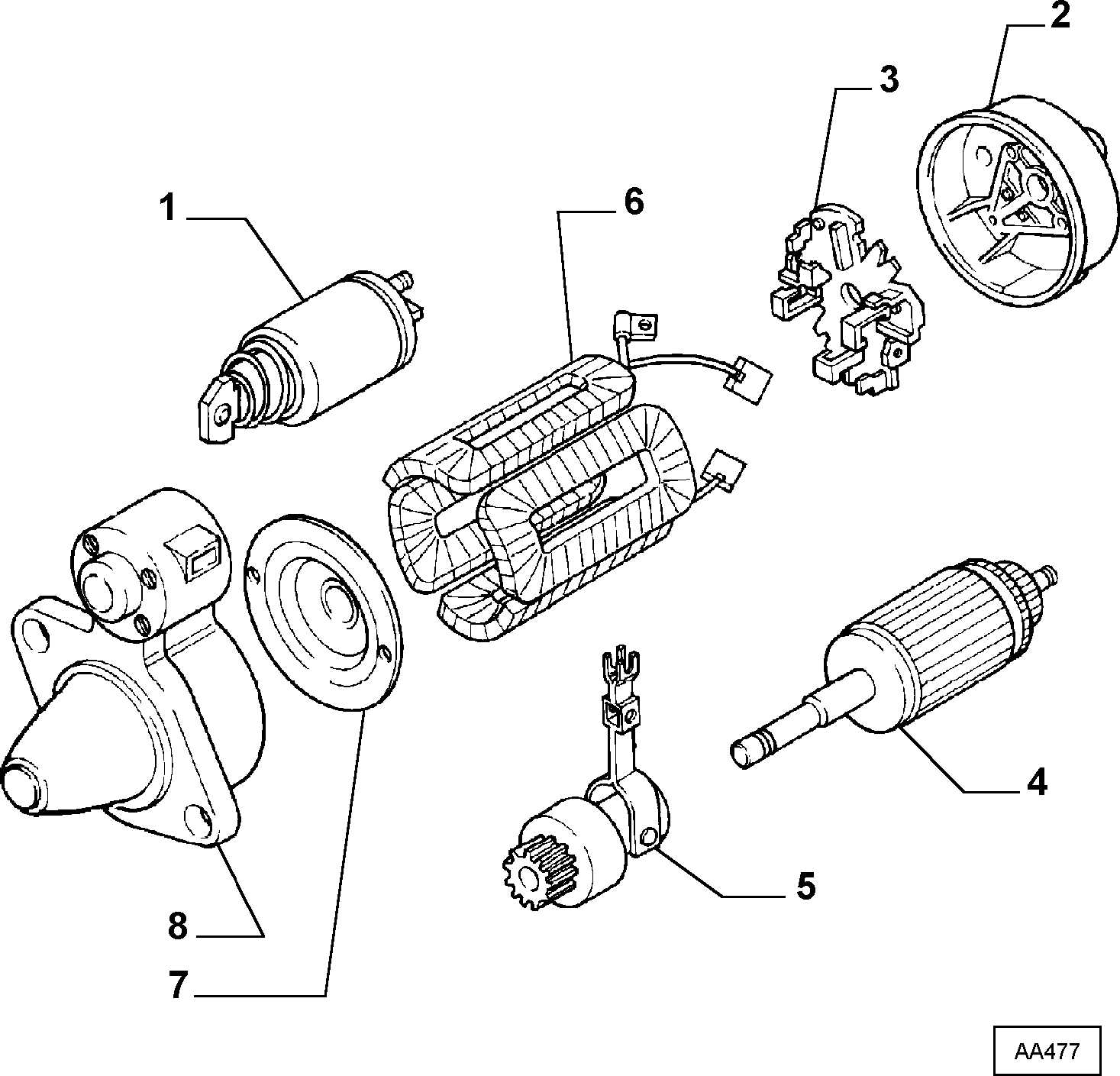 FIAT 79081045 - Zobrats, Starteris autodraugiem.lv