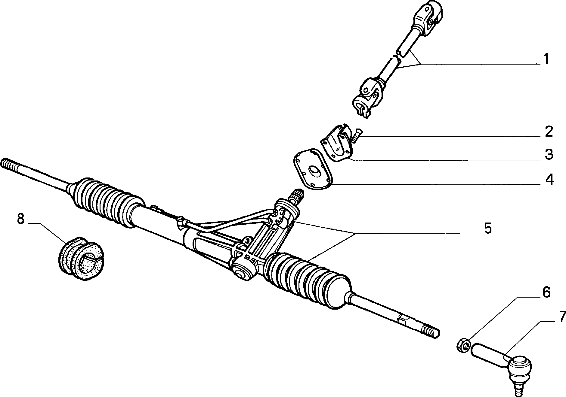 CITROËN 7719021 - Stūres mehānisms autodraugiem.lv