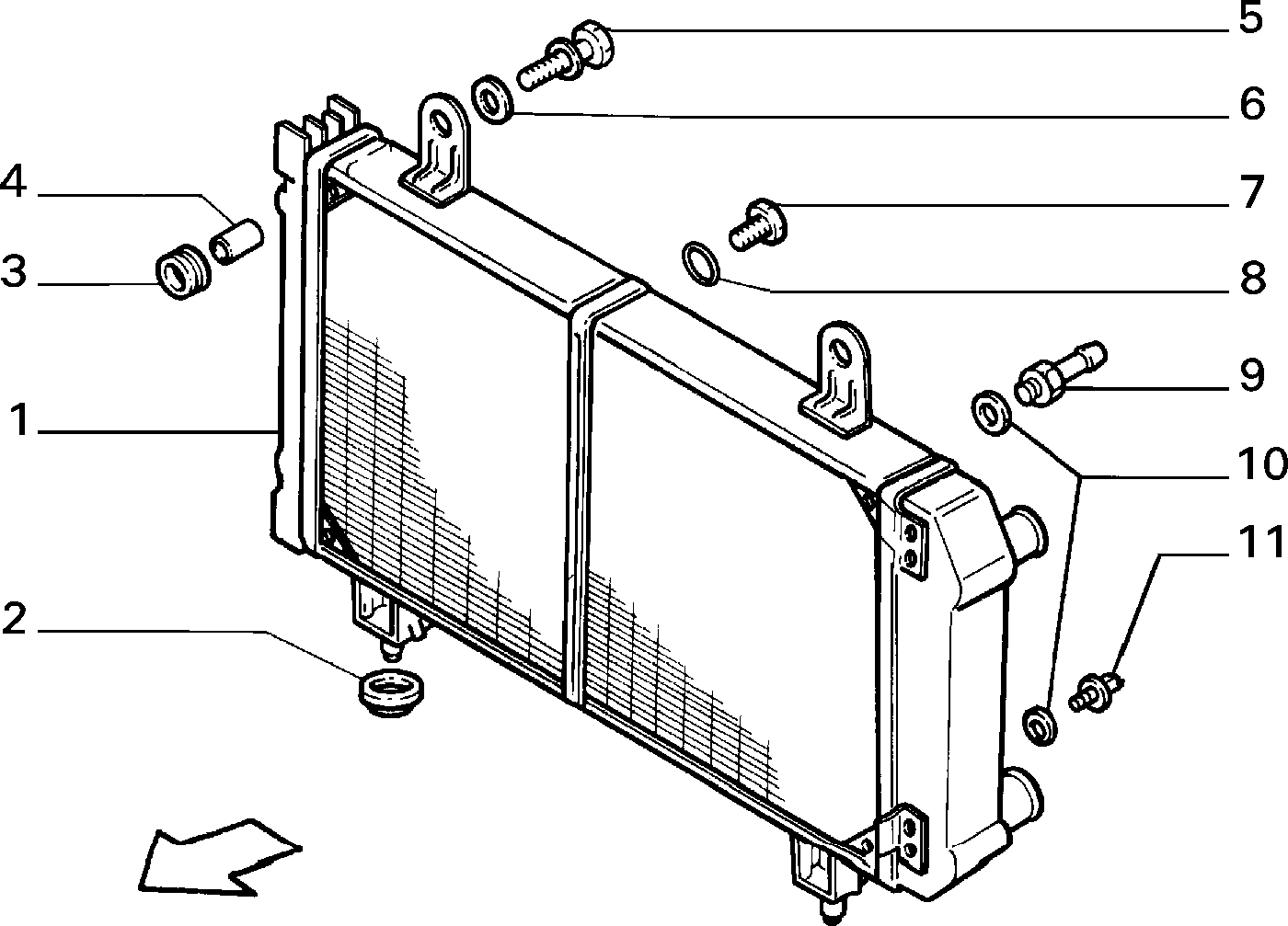 Alfa Romeo 7707251 - Radiators, Motora dzesēšanas sistēma autodraugiem.lv