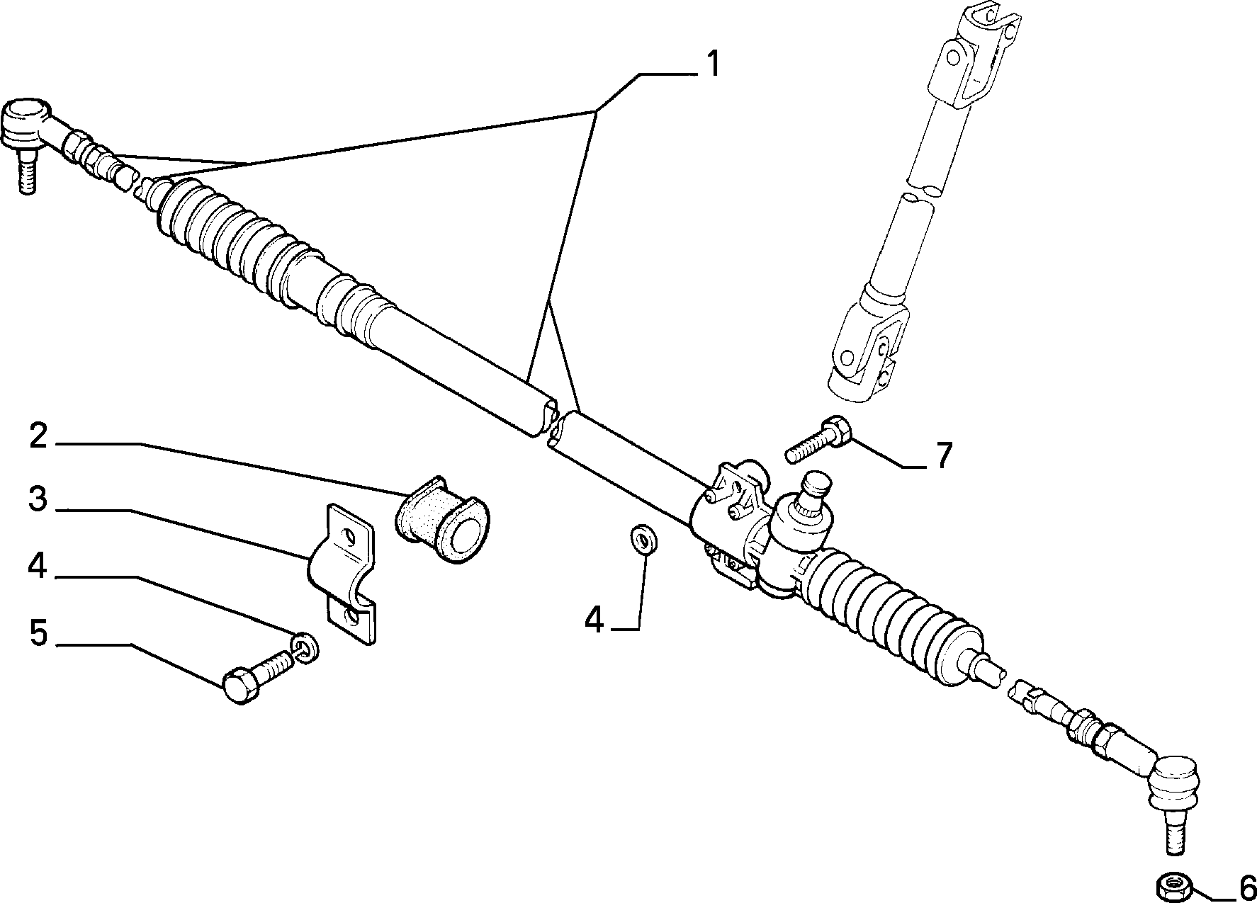 FIAT 97 913 003 80 - Stūres mehānisms autodraugiem.lv