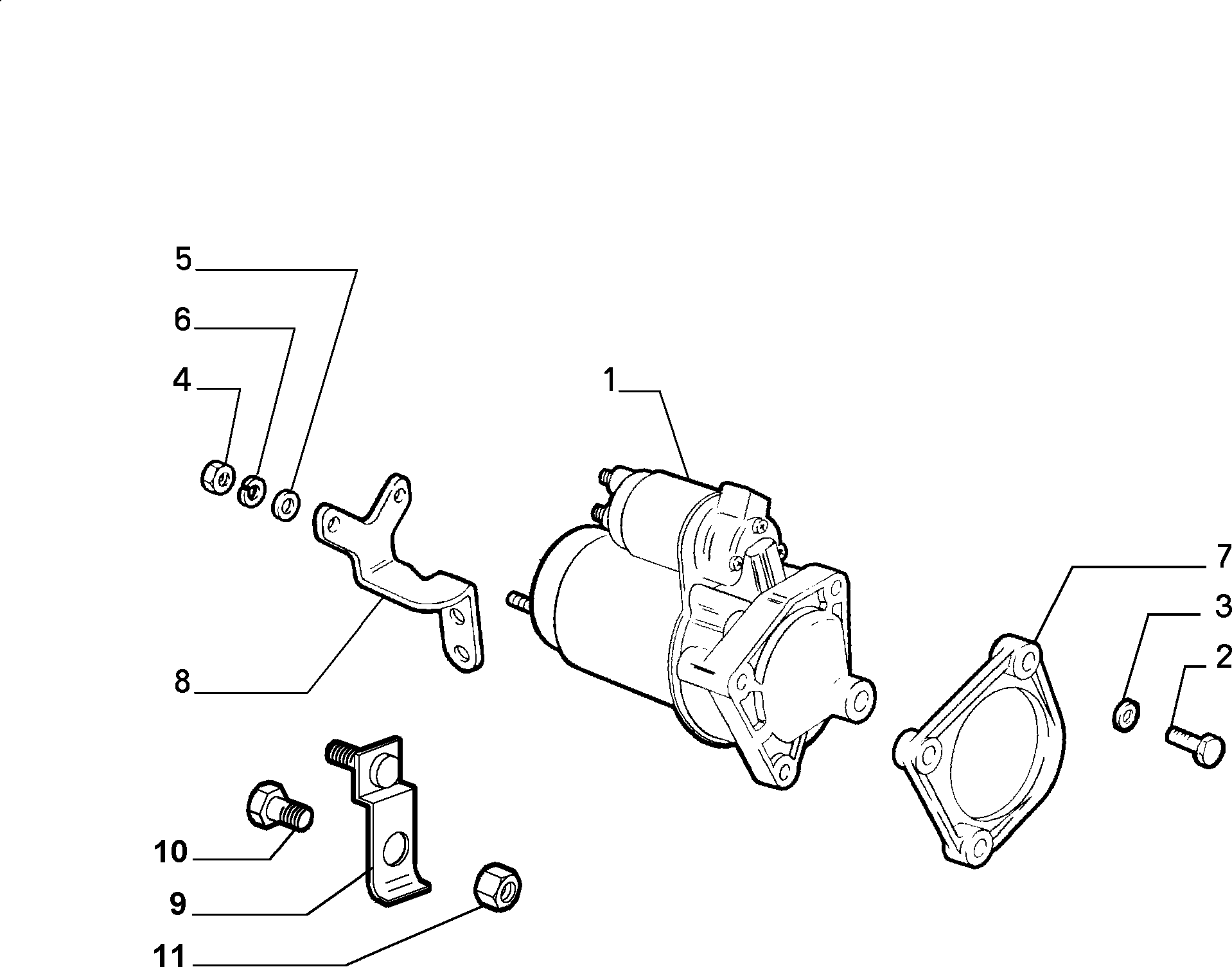 FIAT 1300198080 - Starteris autodraugiem.lv