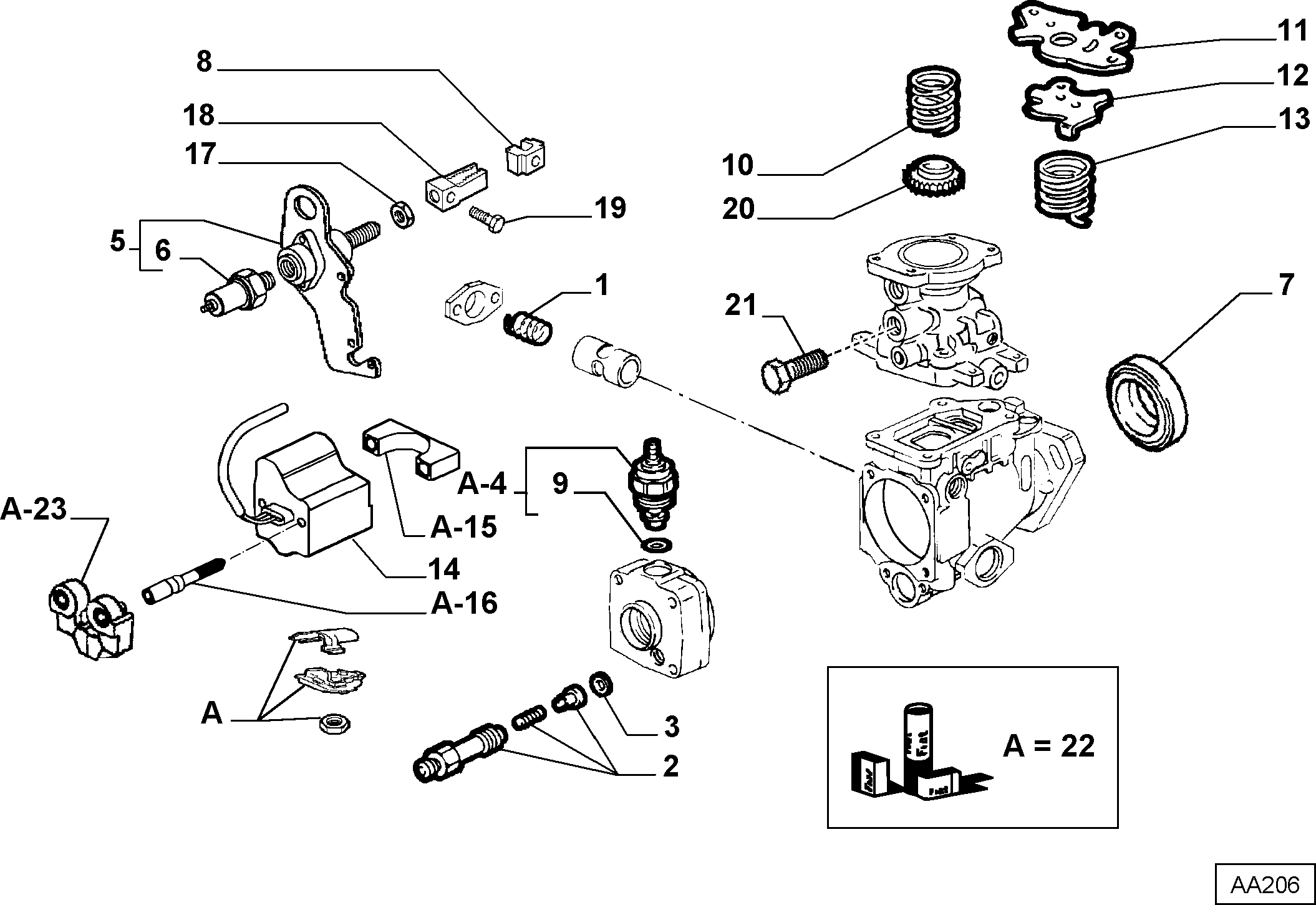 Lancia 9948224 - Sprostmehānisms, iesmidzināšanas sistēma autodraugiem.lv